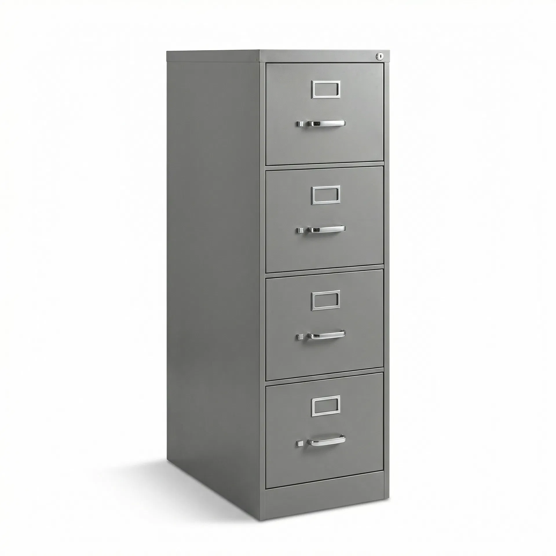 H-Pro 4-Drawer Vertical Filing Cabinet - Gray