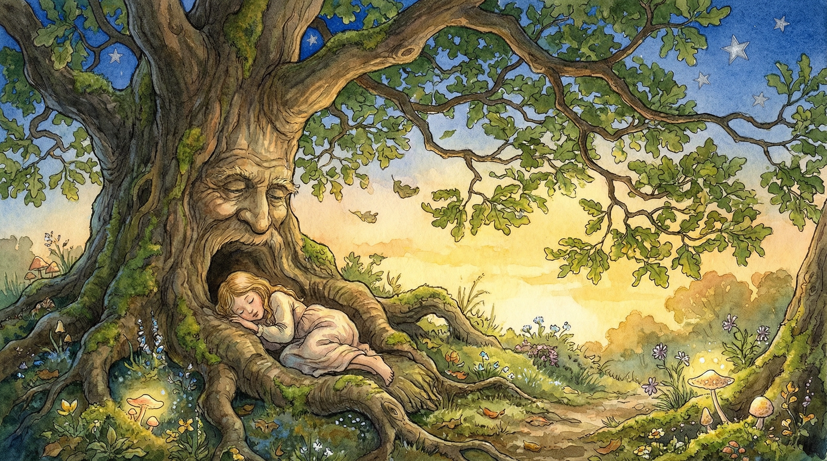 The Girl in the Oak Hollow