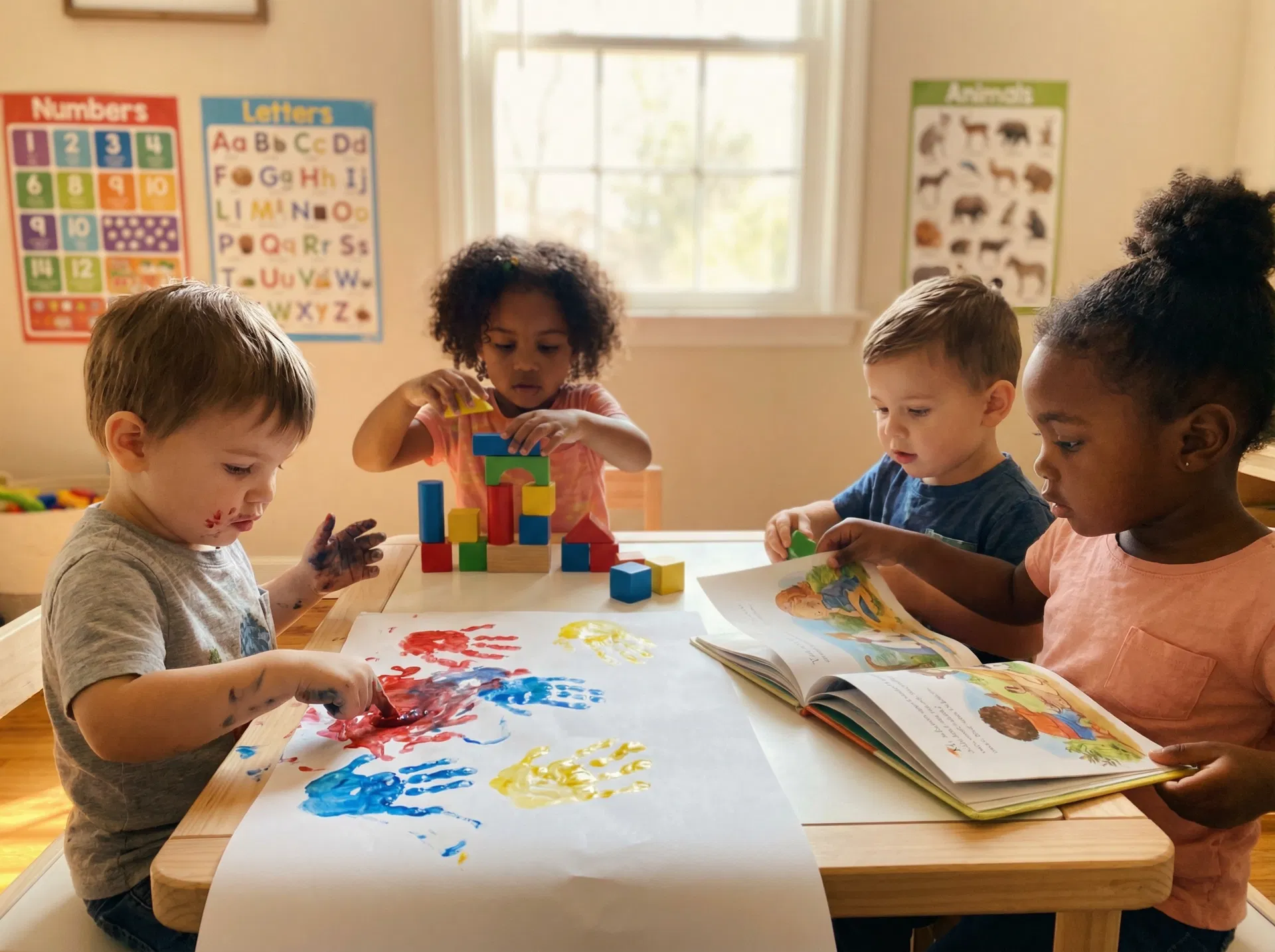 Children learning at Sugar Plums