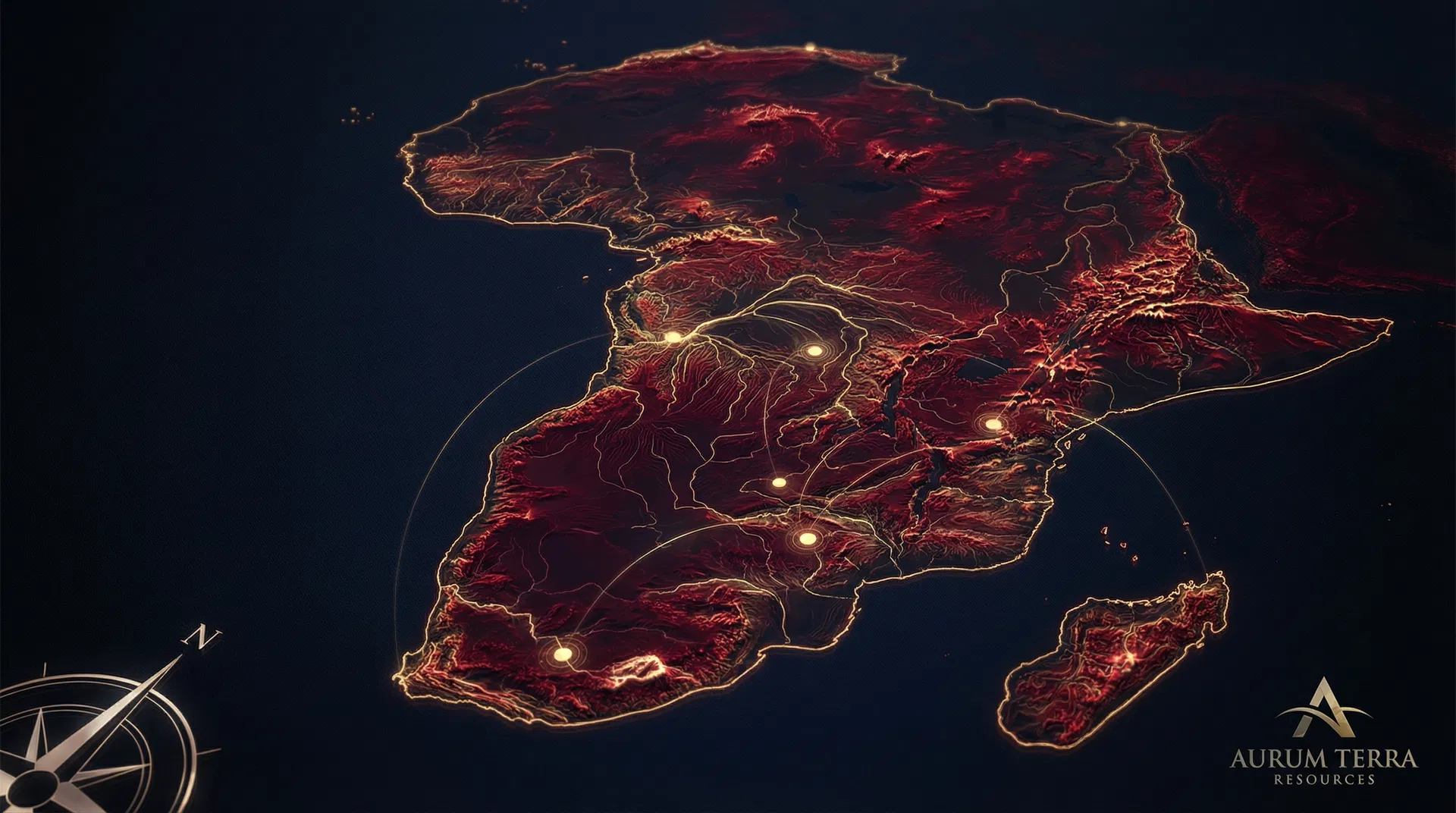 Bravura Africa operations map