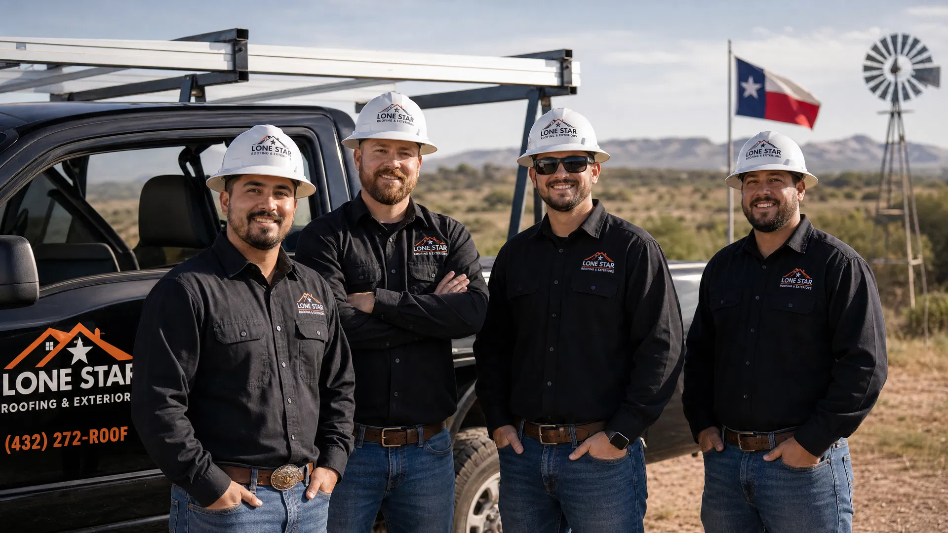Strong Roofing Texas team