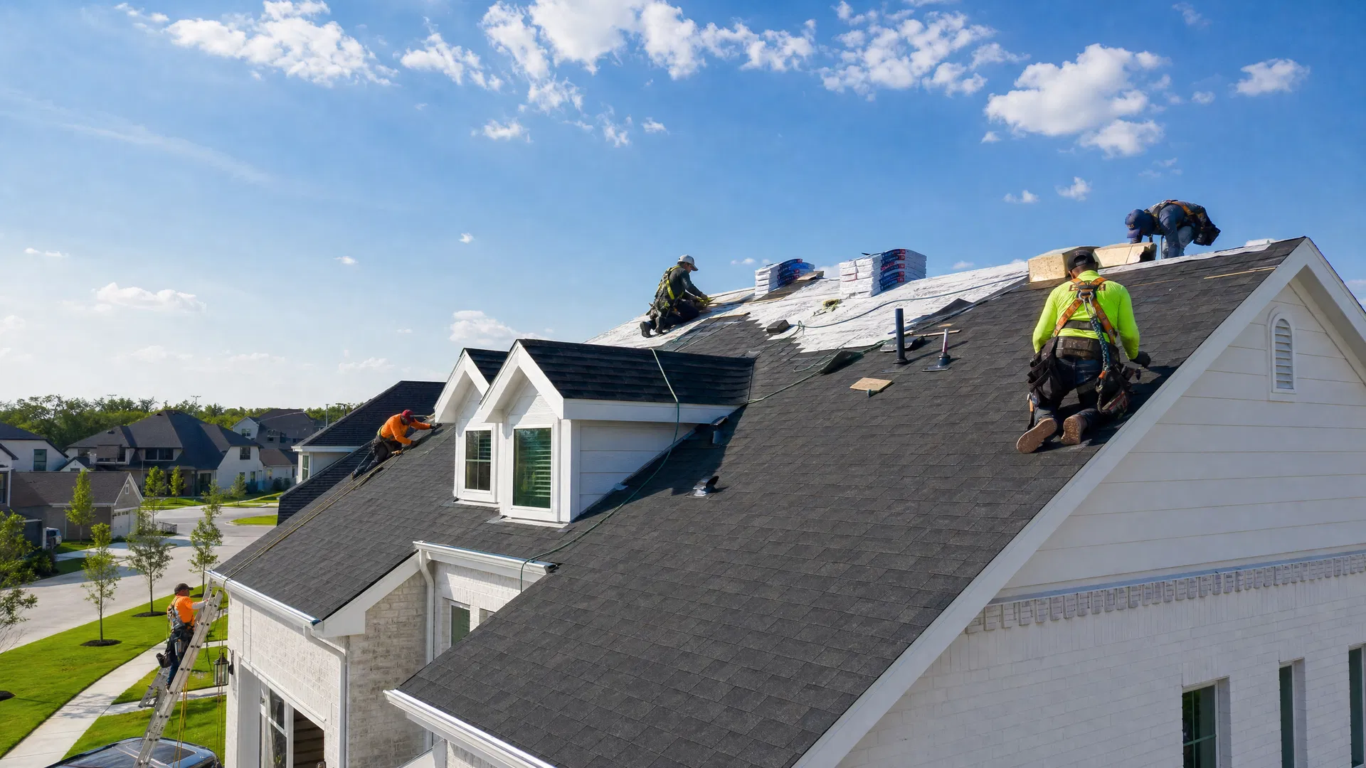 Strong Roofing Texas — professional roofers at work