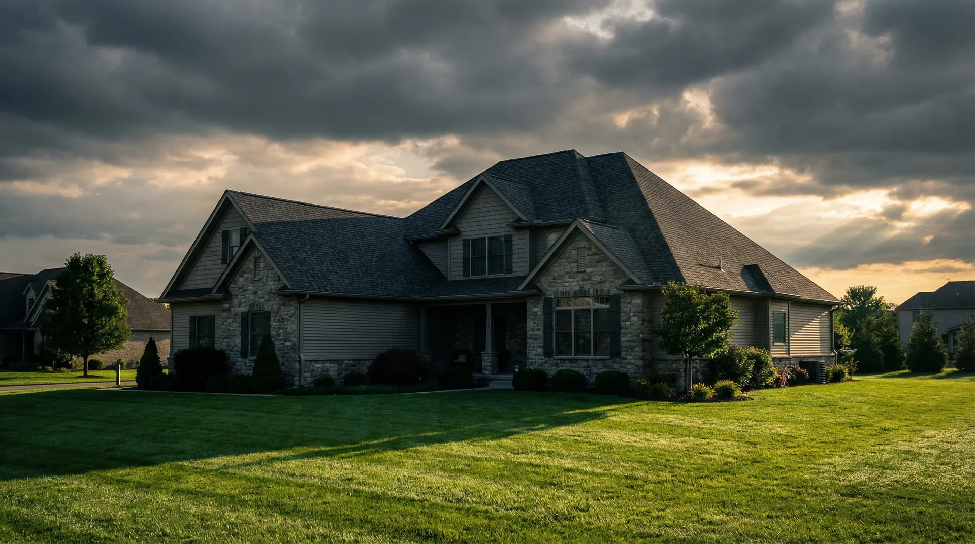 Ohio home with new roof