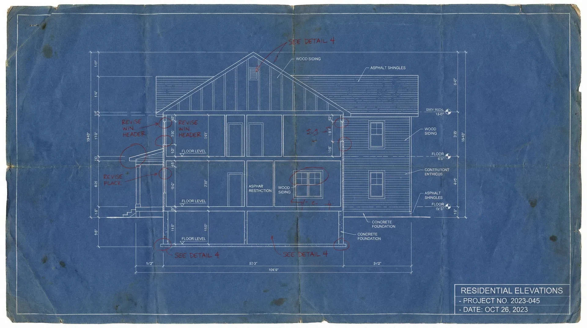 Architectural blueprint — the evidence