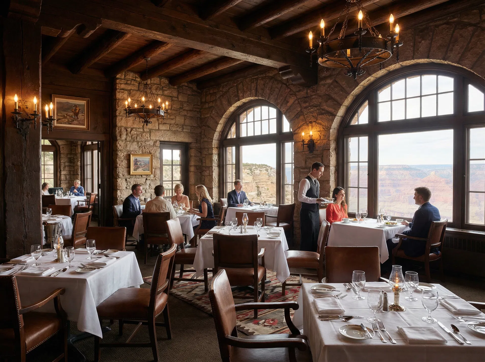 El Tovar as the VIP midday stop