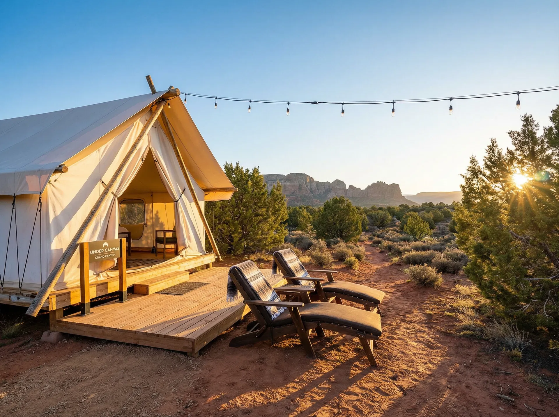 Under Canvas for Julie and Jay