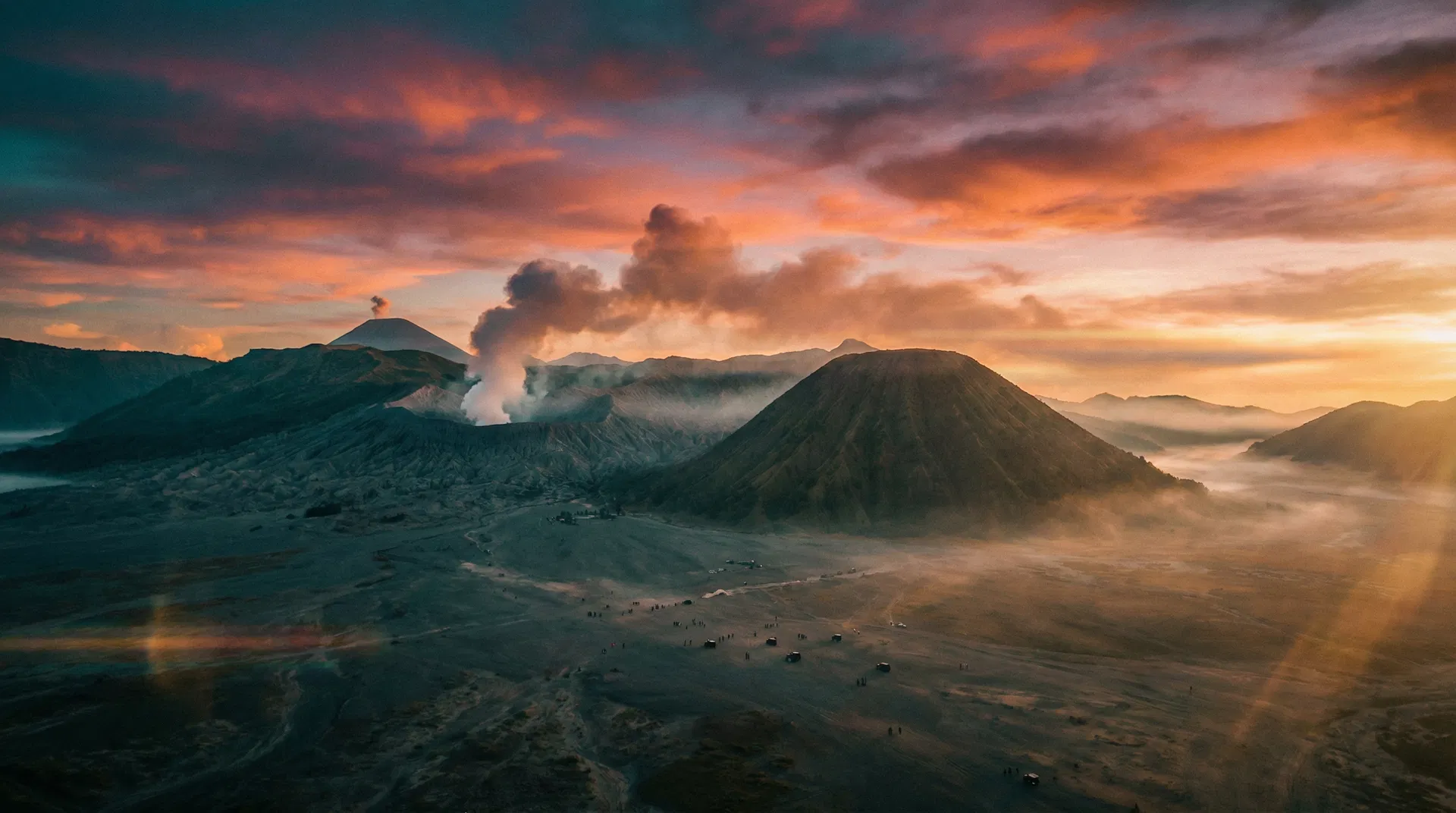 Monte Bromo all'alba