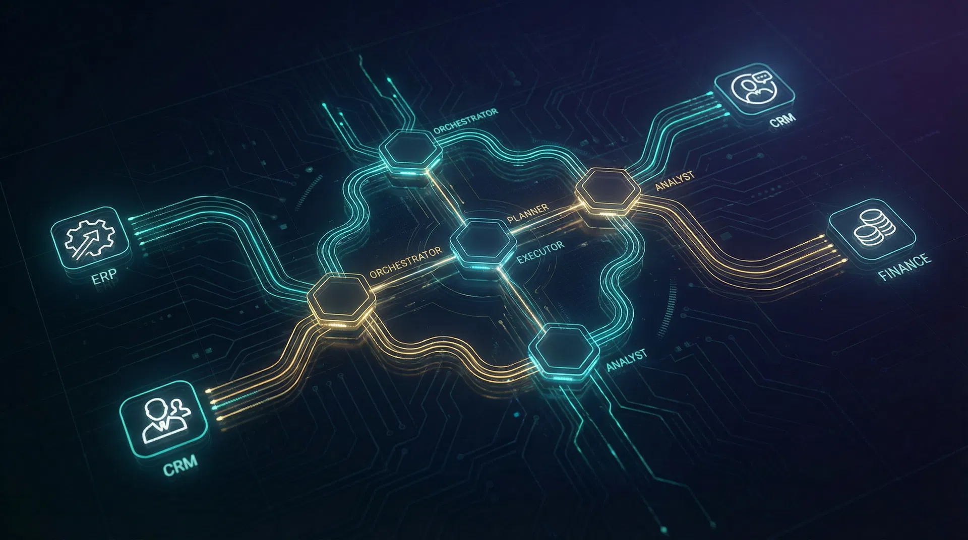 Agentic AI multi-agent workflow architecture
