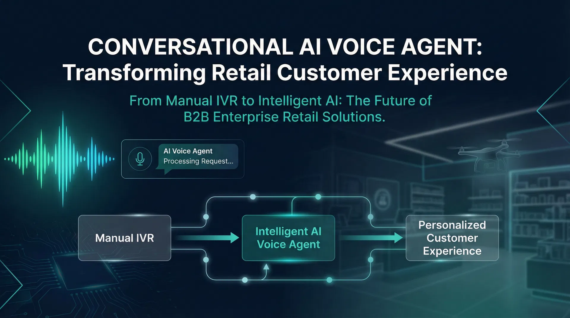 Manual IVR to Conversational AI: How a Drone Retailer Transformed Customer Experience — Swaran Soft