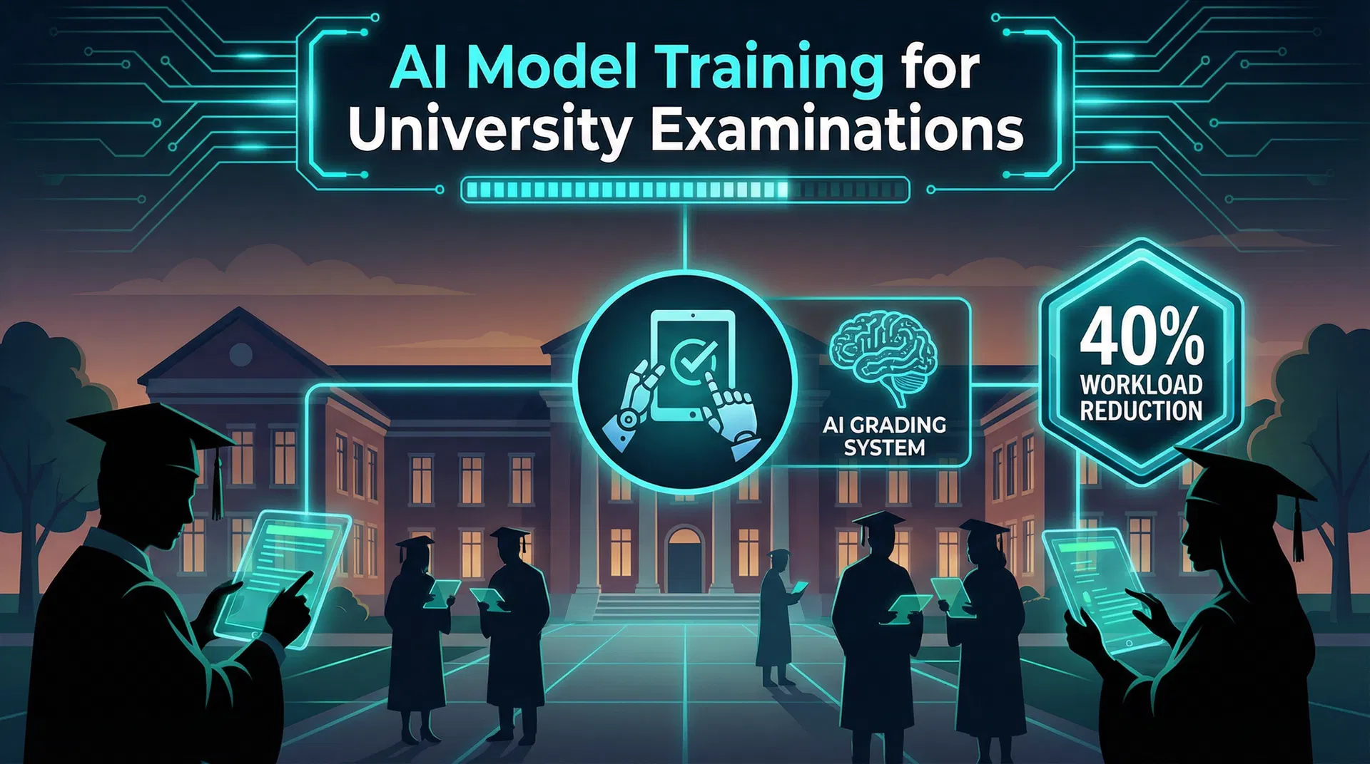 AI Model Training for University Examinations - 40% workload reduction