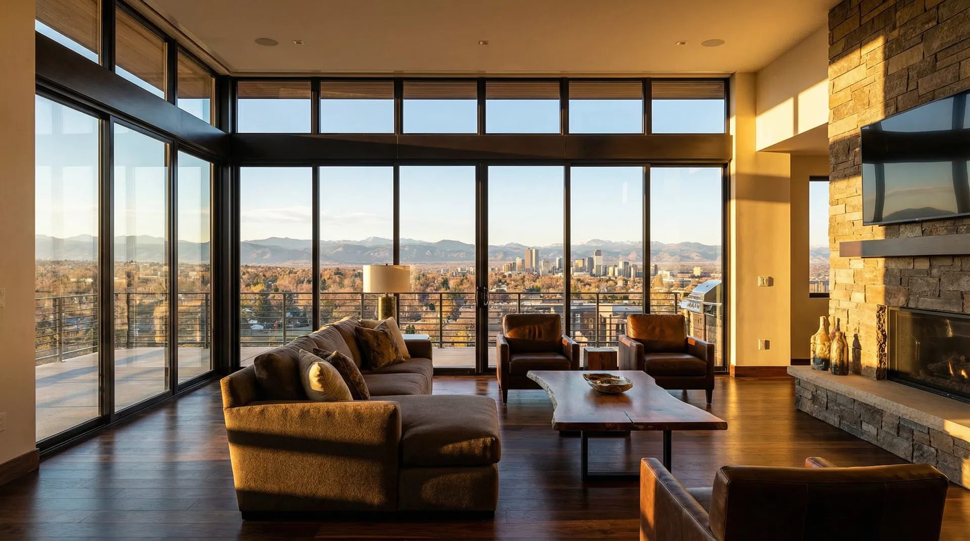 Residential glass windows Denver home