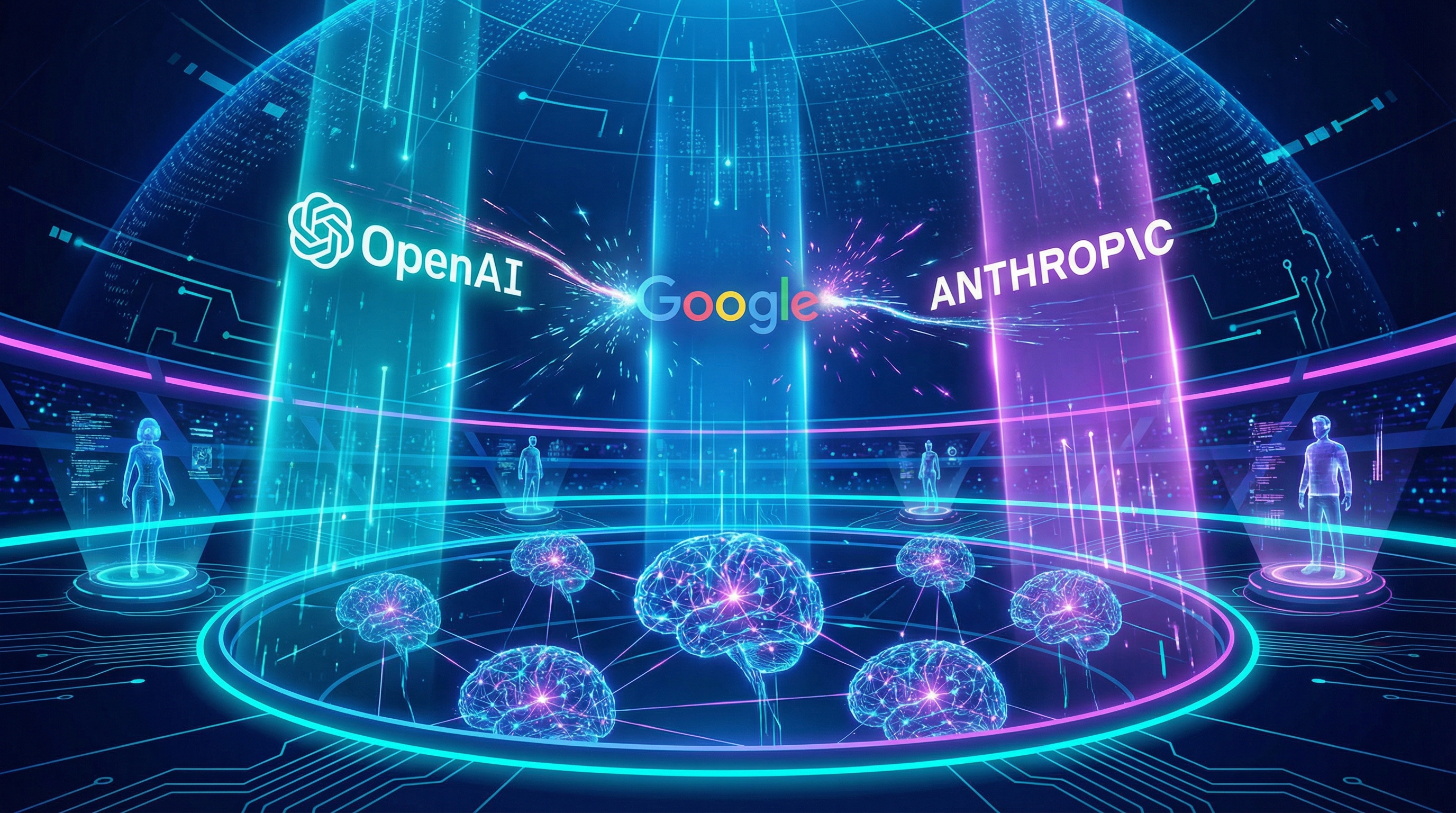 2026년 2월 22일 AI 지형도: OpenAI, 구글, 앤트로픽의 격돌과 미래 전망