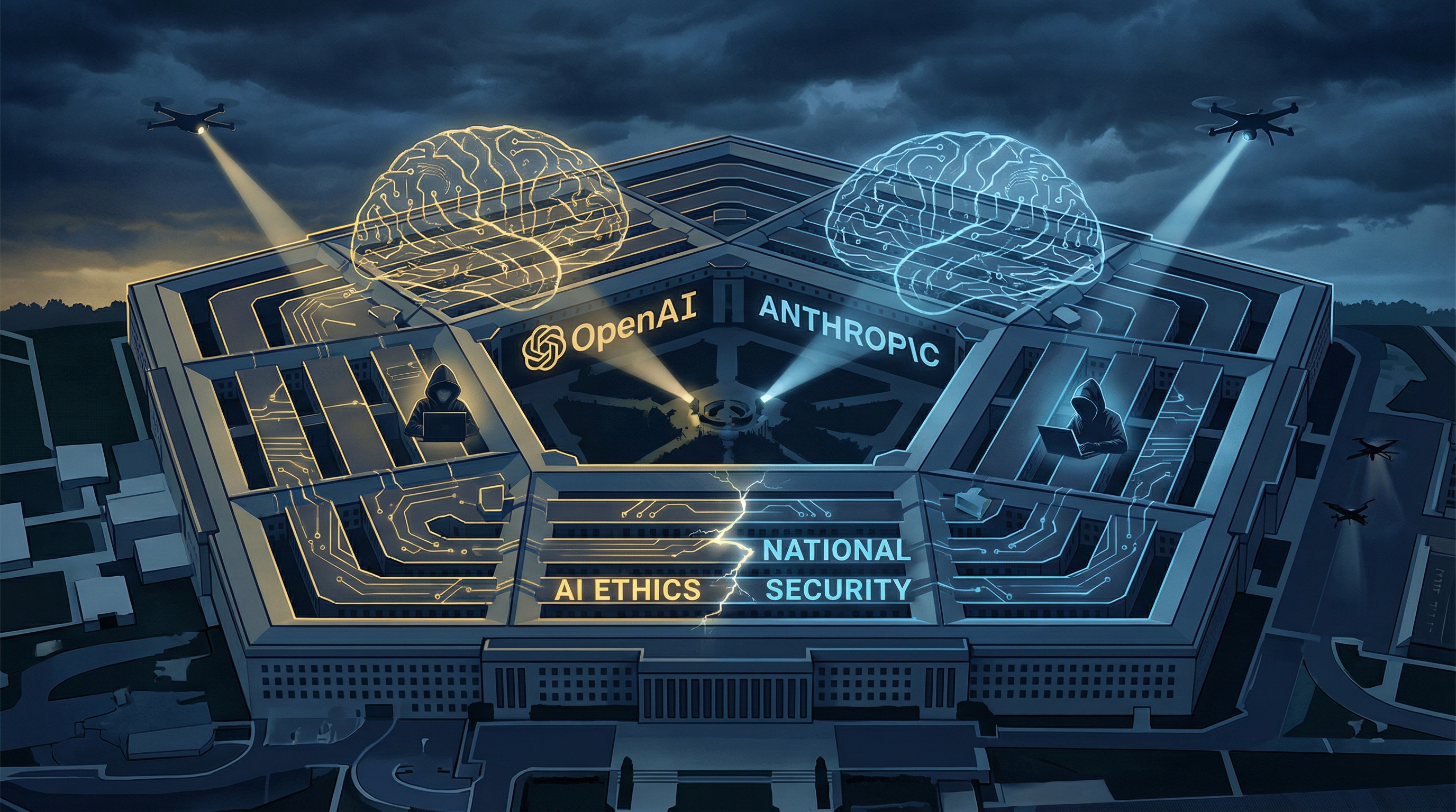 펜타곤의 선택: OpenAI의 진입과 Anthropic의 퇴출, AI 군사화의 새로운 국면