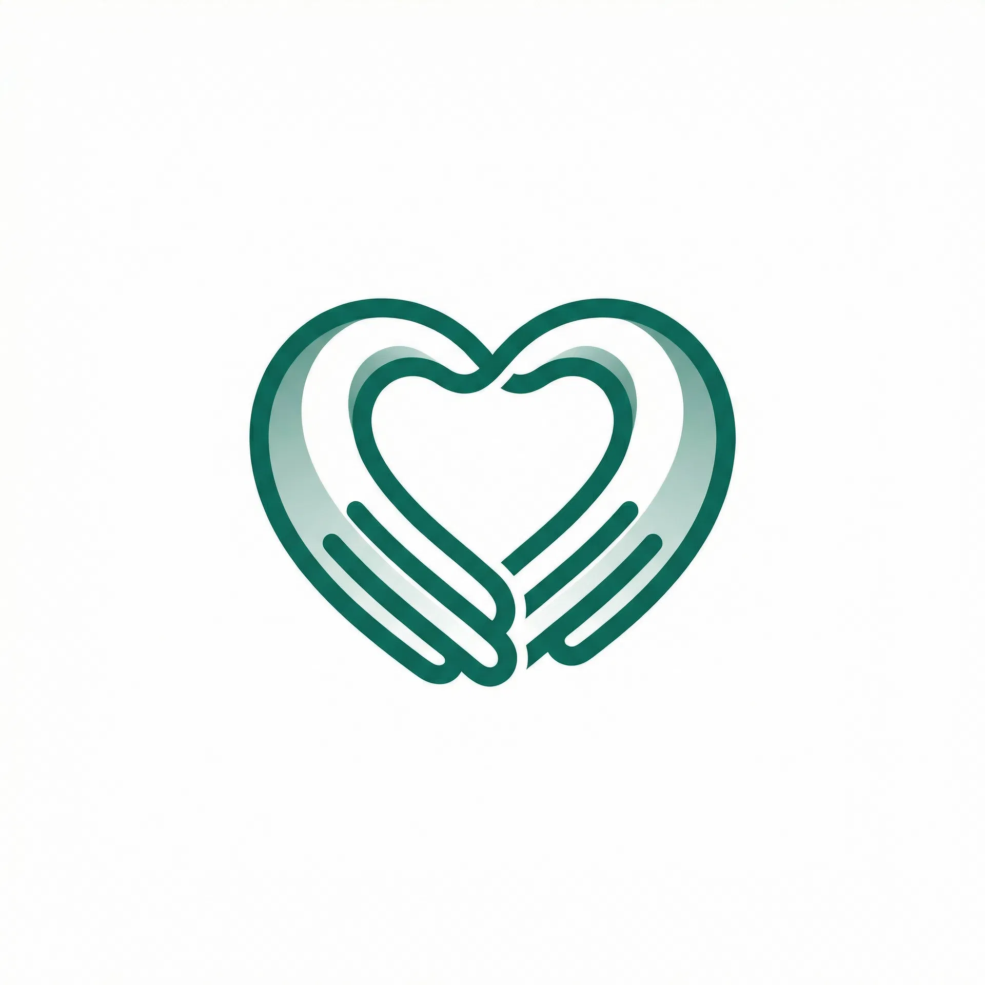 Liebevolle Hände Logo