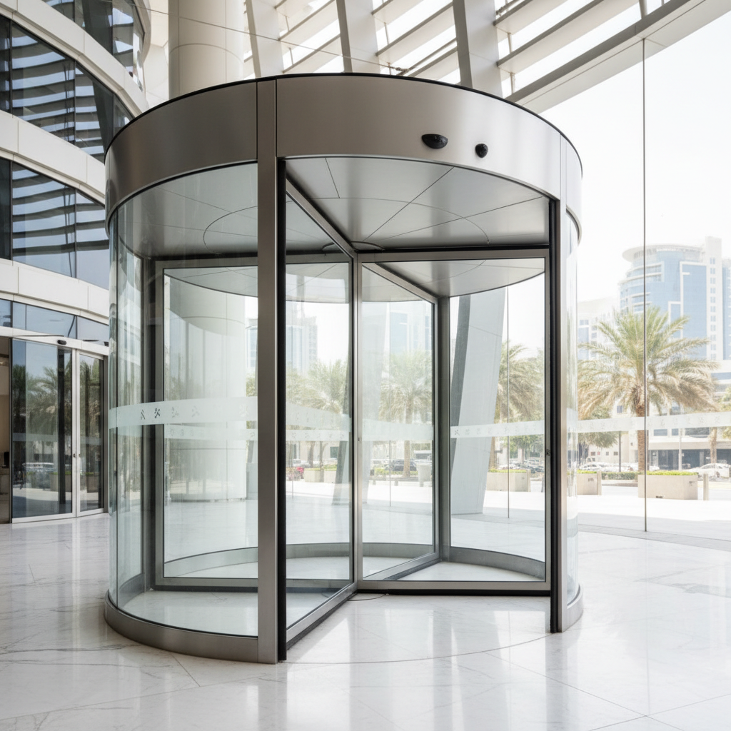 Energy-Saving Revolving Door