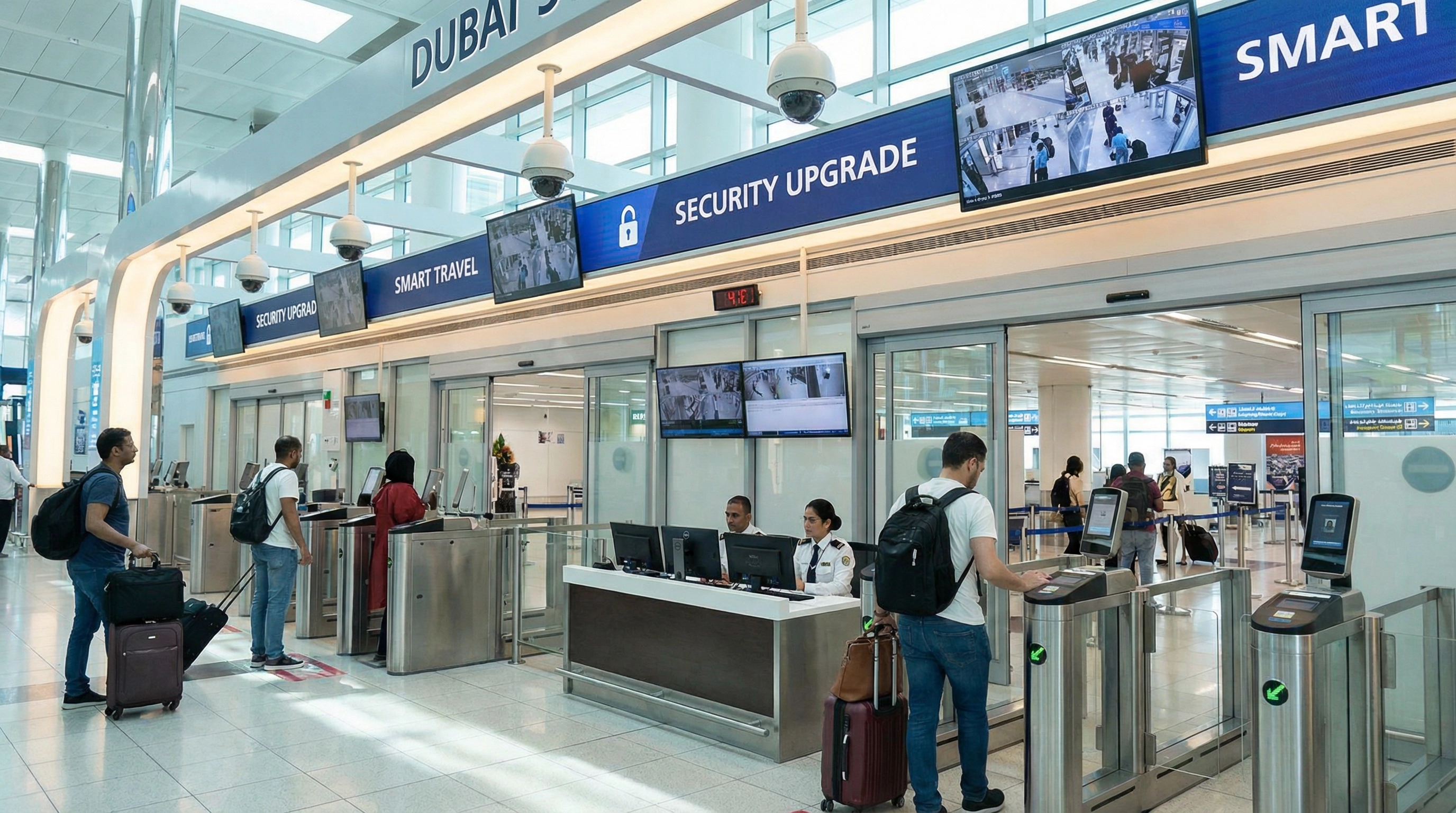Dubai International Airport Terminal 3 Security Upgrade