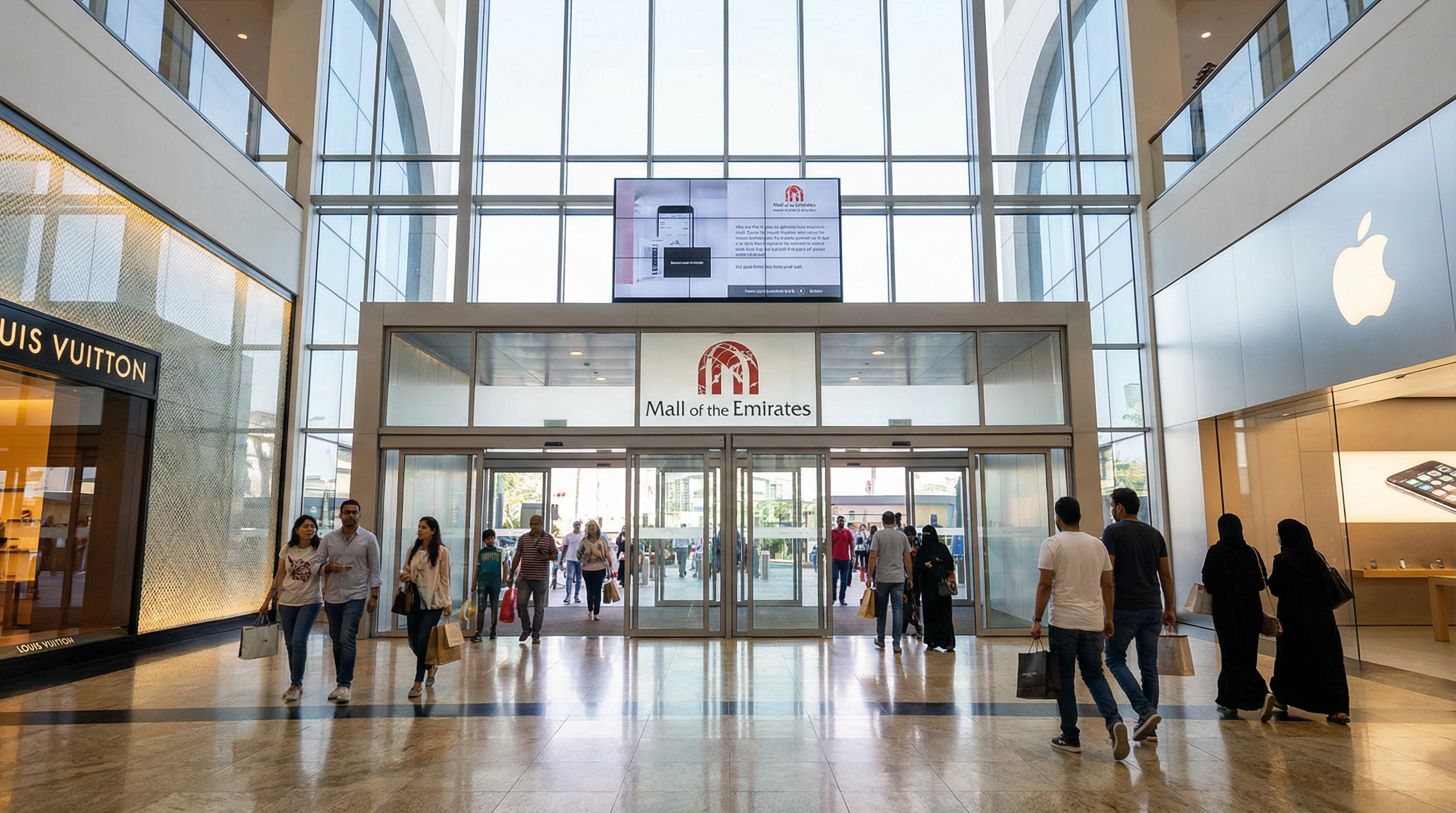 Emirates Mall Automatic Door System – project photo