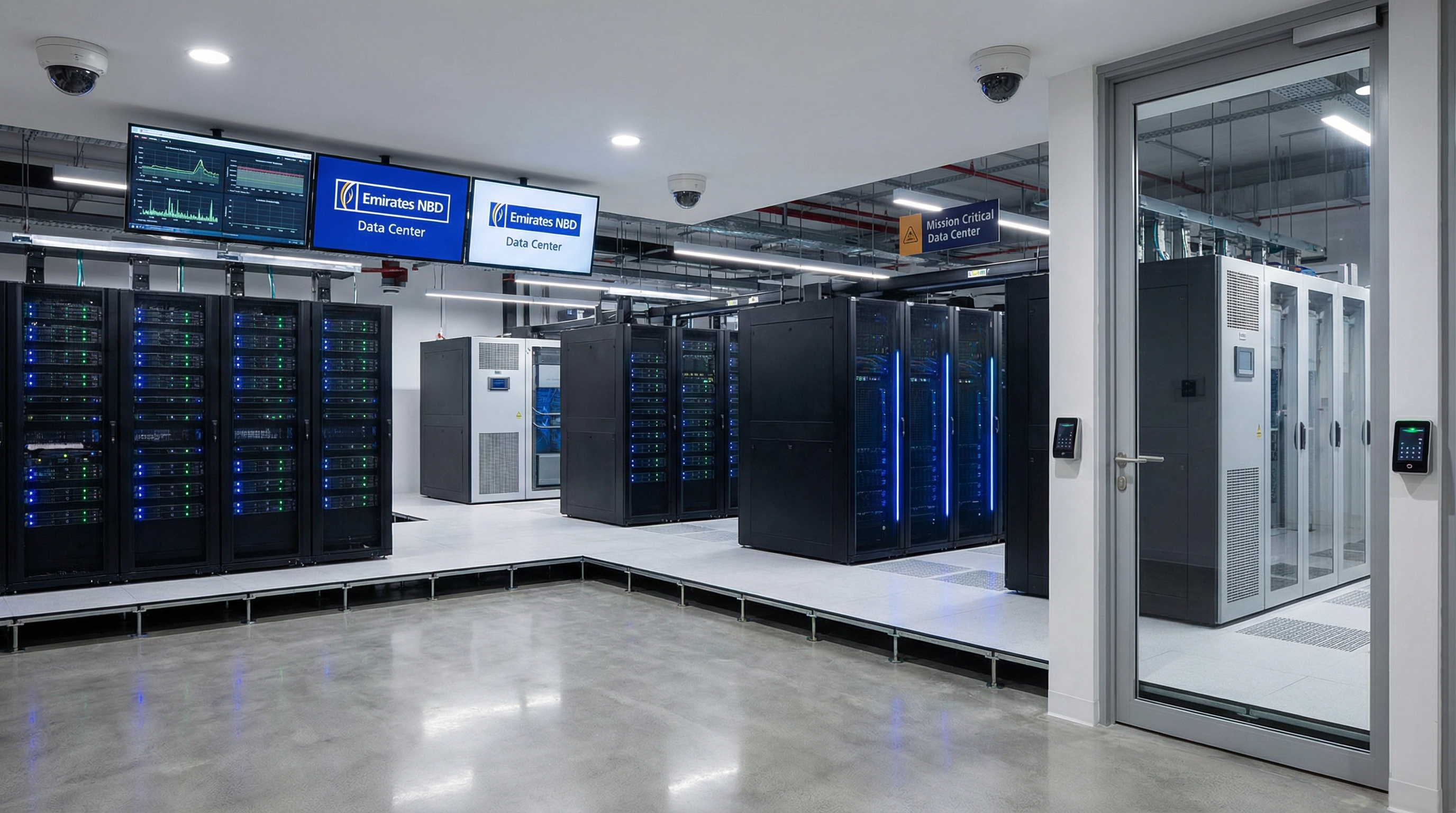 Emirates NBD Data Center Security & Environmental Monitoring – project photo