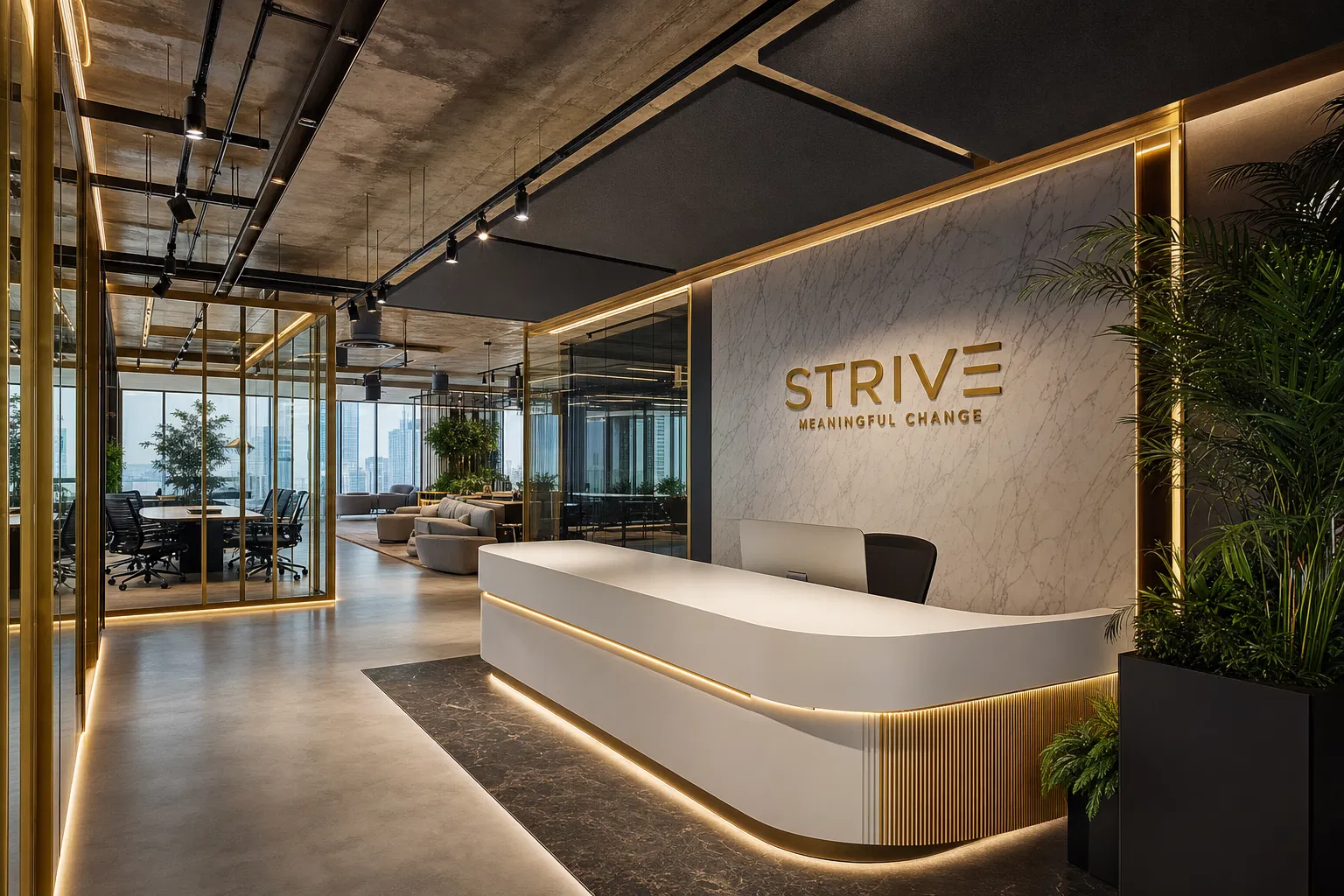 Premium office fit-out interior design Dubai