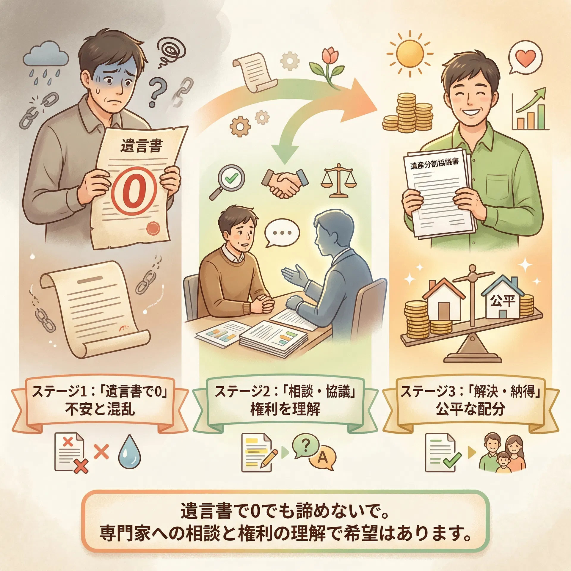 遺言書がある相続手続き