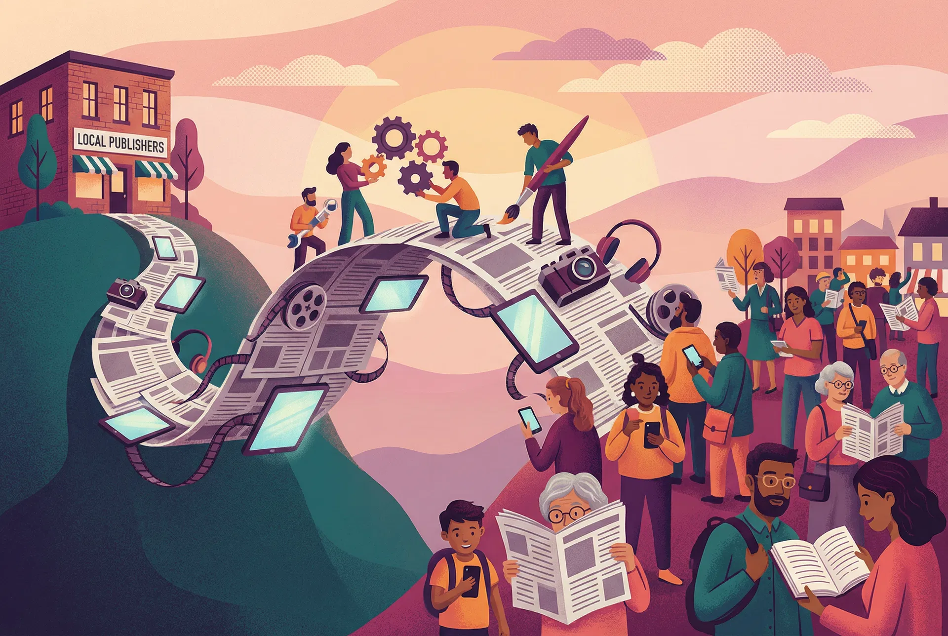 Medien, die verbinden