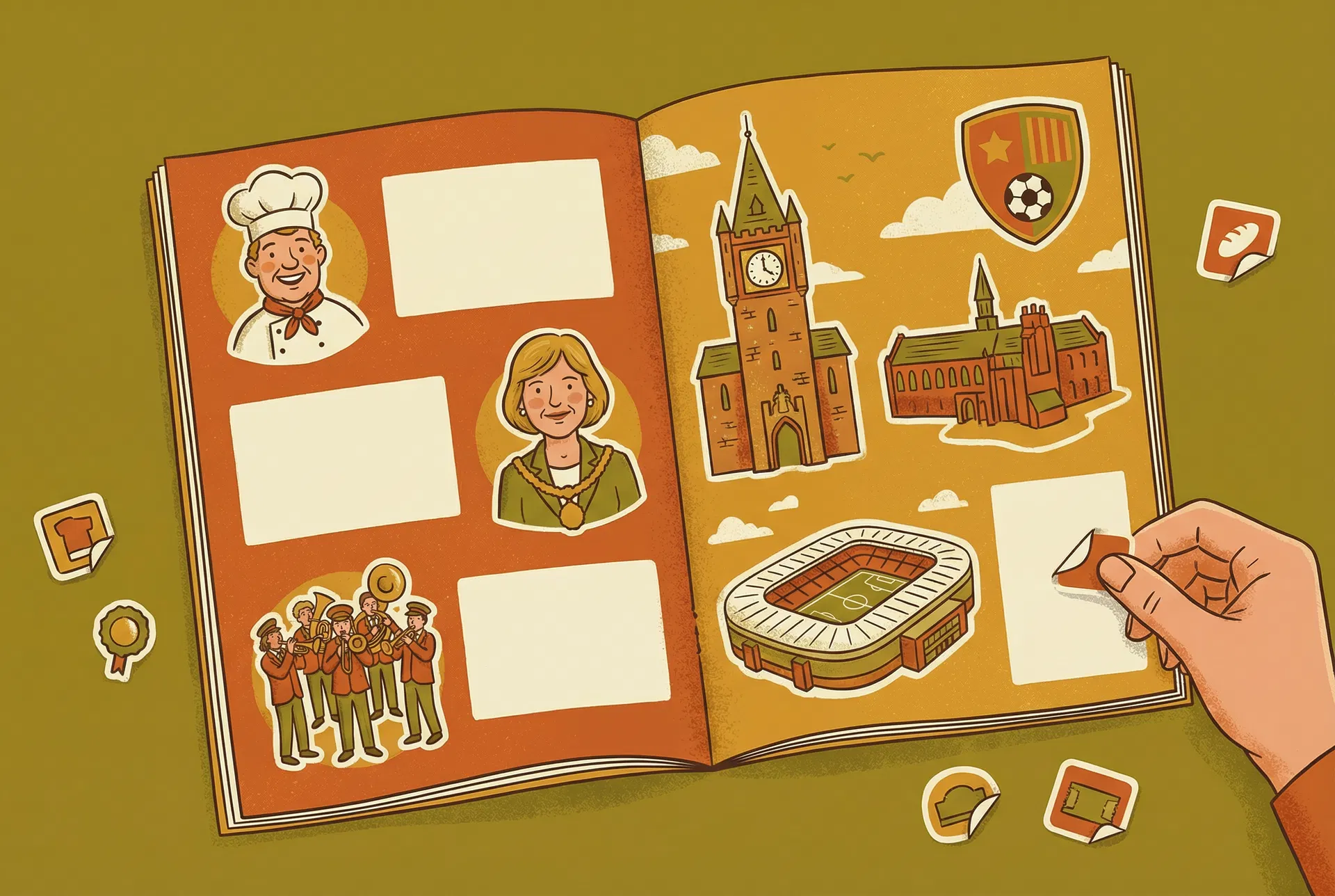 Eine Stadt im Sammelfieber