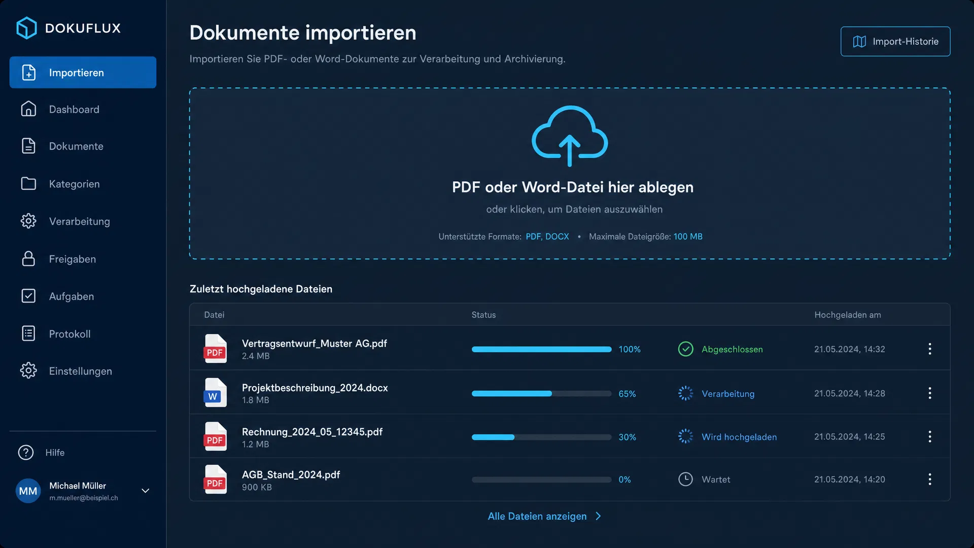 PDF-Import