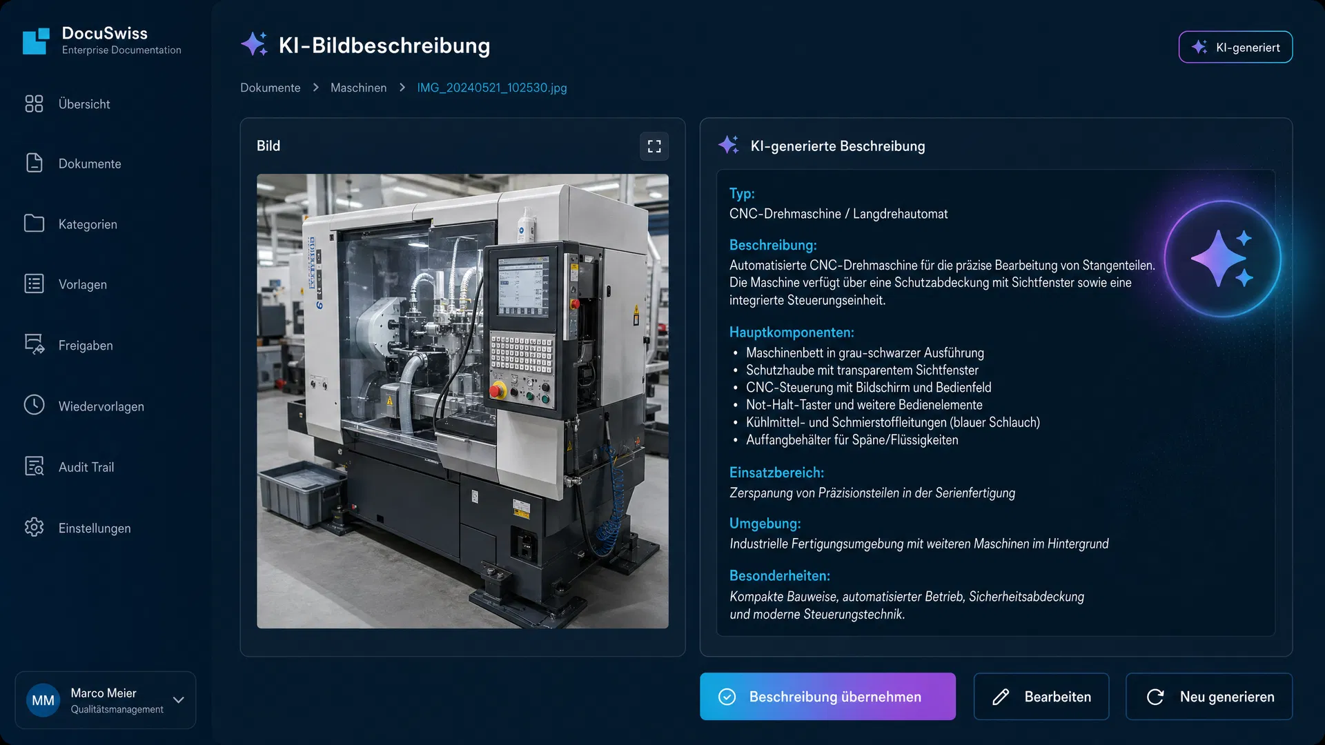 KI-Bildbeschreibung