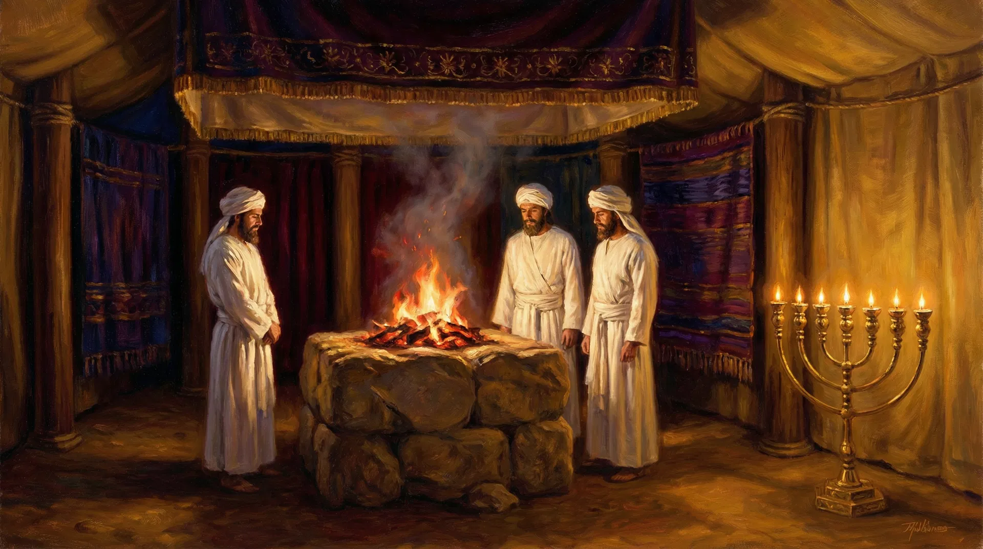 The Burnt Offering — Sacred Fire Through the Night