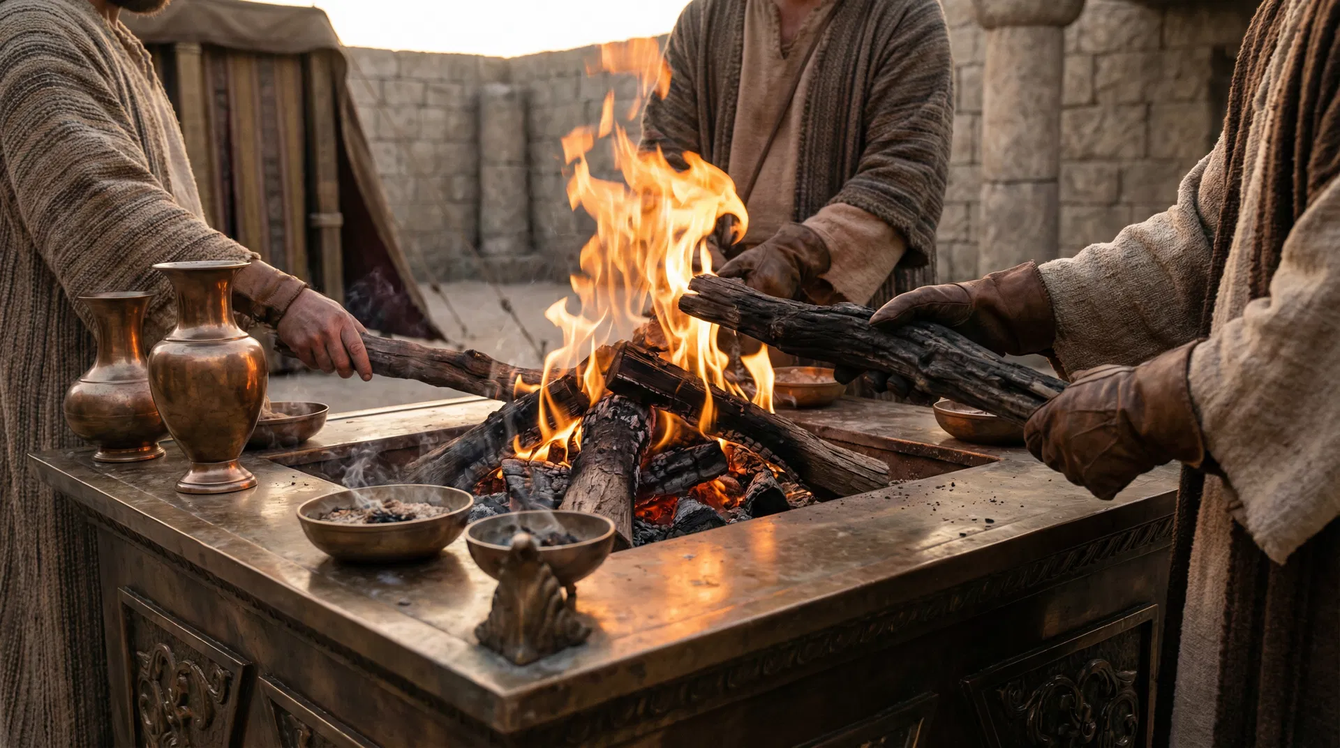 The Eternal Altar Fire Burns Continually