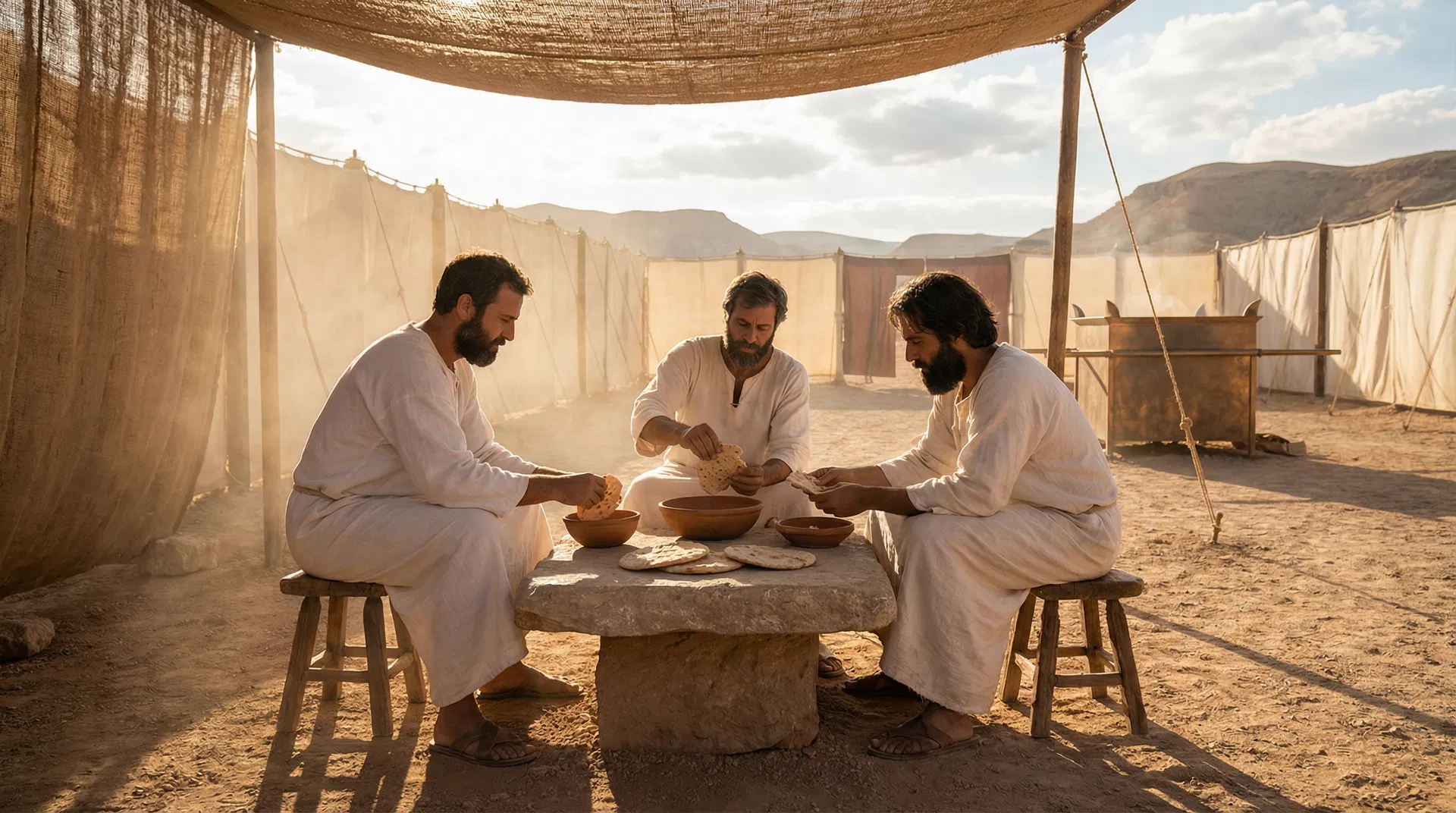 Priests Eating the Grain Offering in the Holy Place