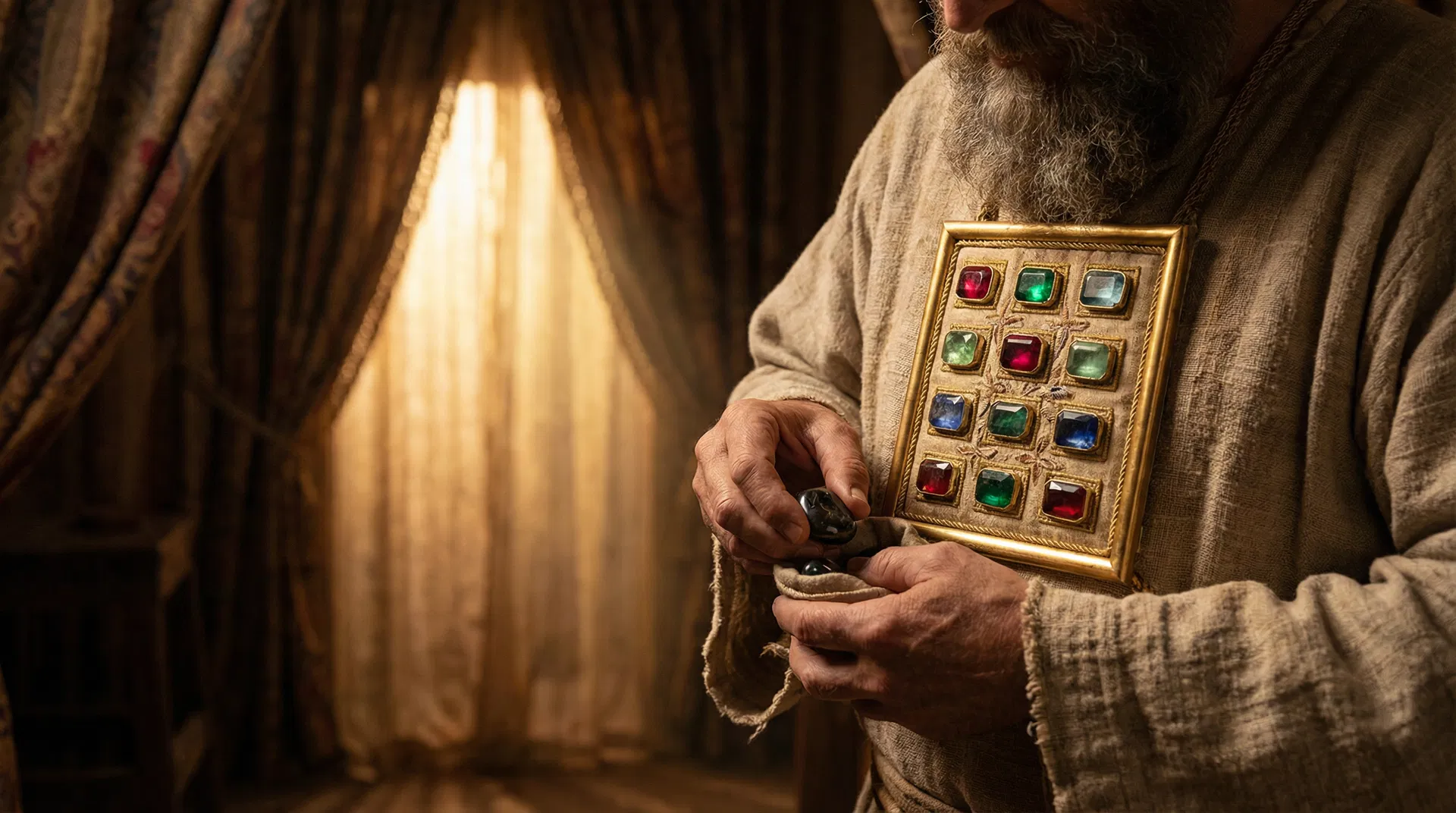 The Urim and Thummim Placed in the Breastplate