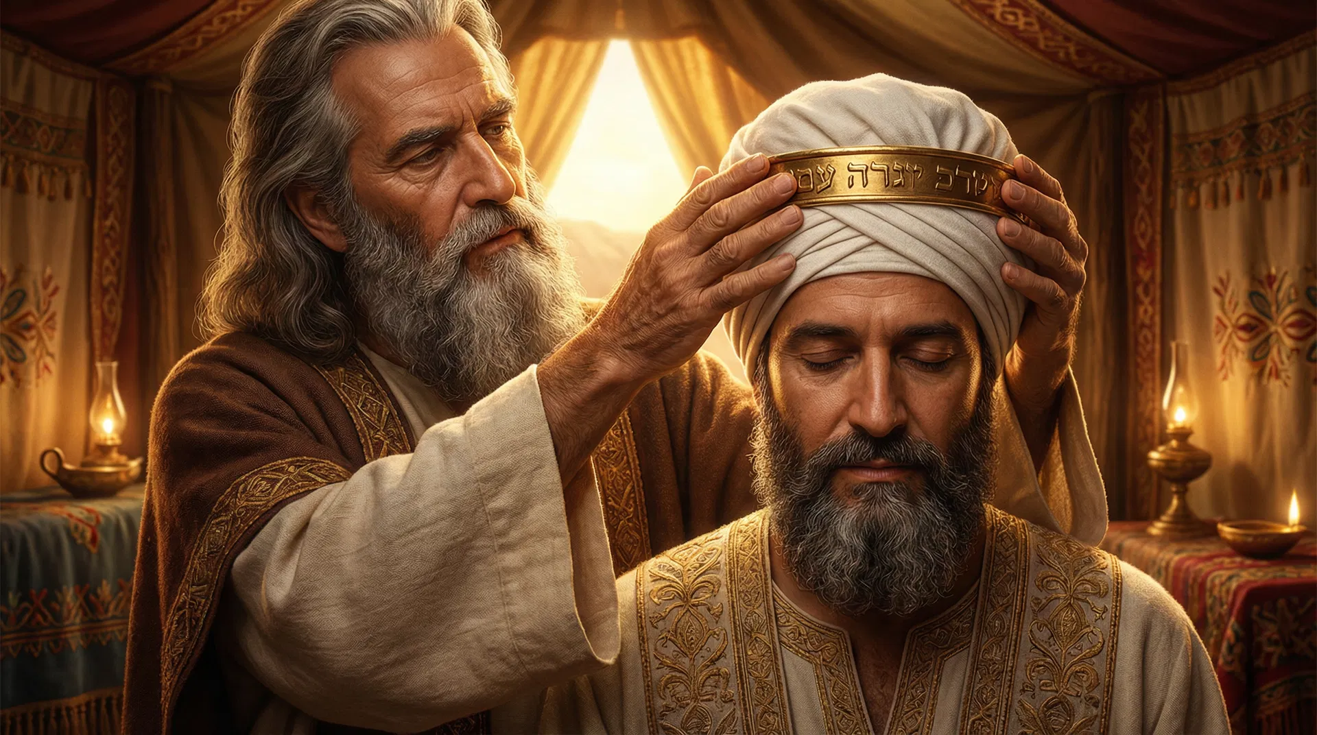 The Holy Crown Set Upon Aaron's Turban