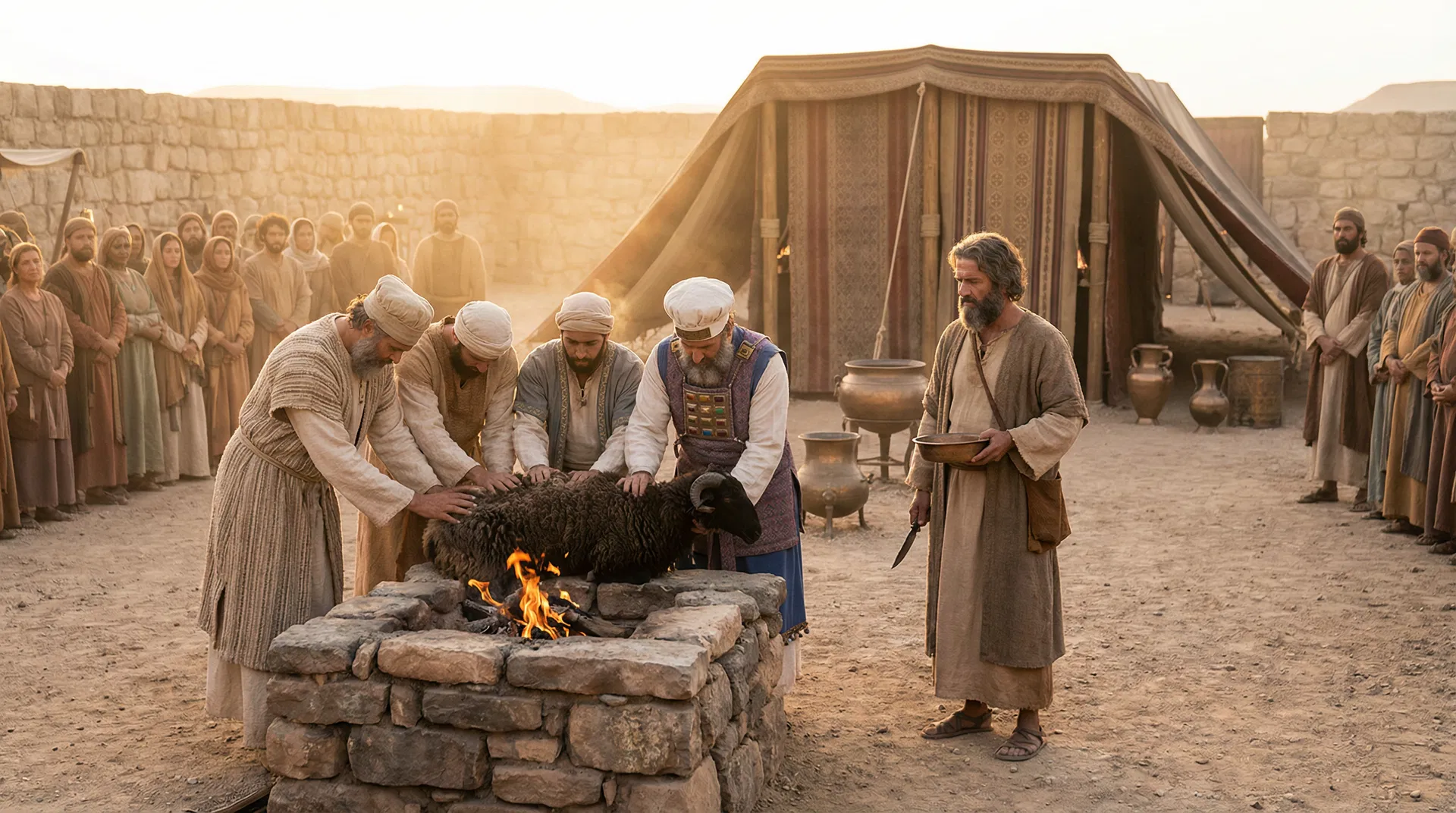 The Ram of the Burnt Offering — Hands Laid Upon It