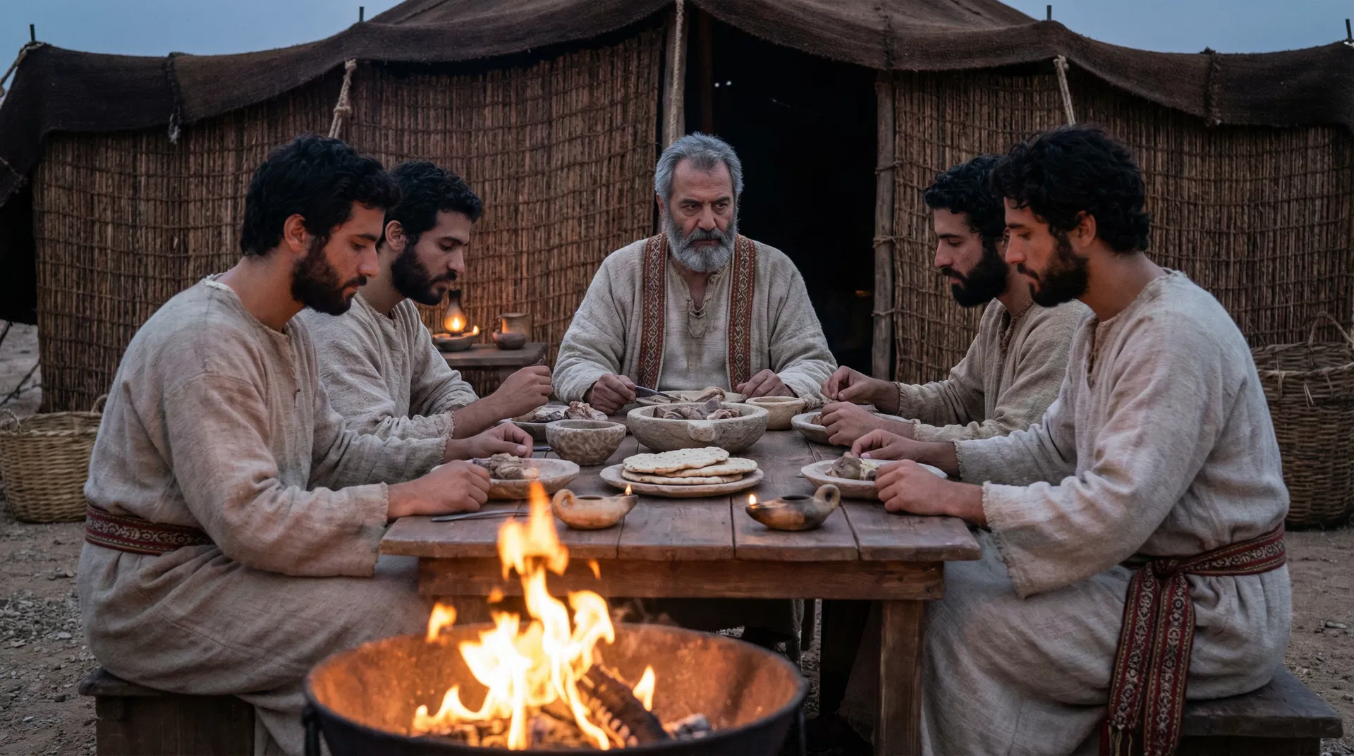 The Sacred Ordination Meal at the Tabernacle Entrance