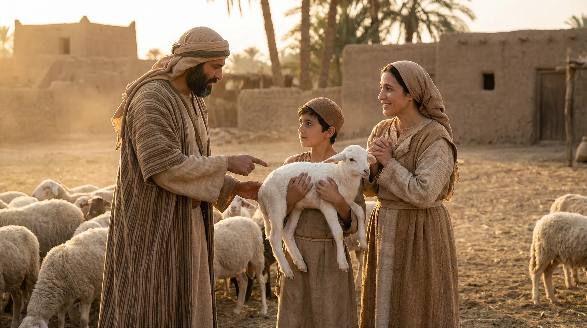 Shabbat HaGadol  -  Selecting the Passover Lamb in Egypt