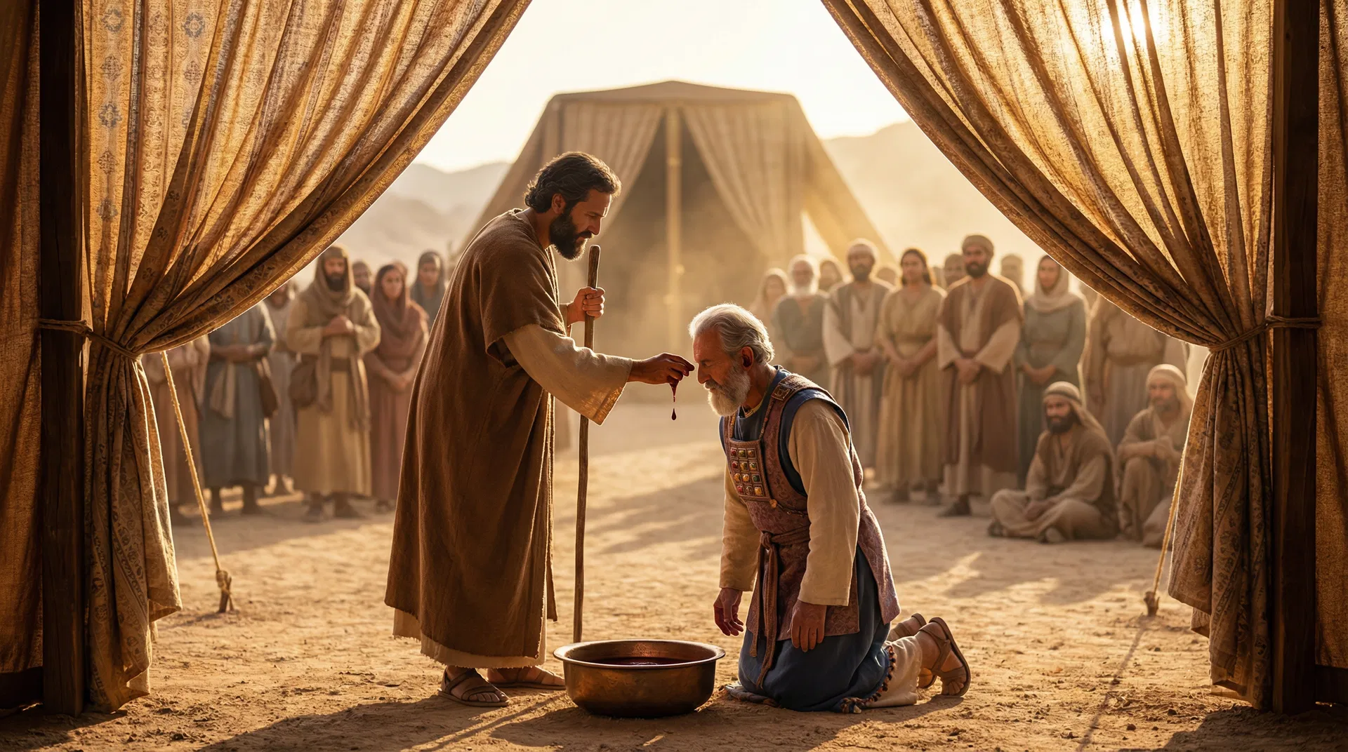 The Blood Rite Before the Congregation  -  Wide View