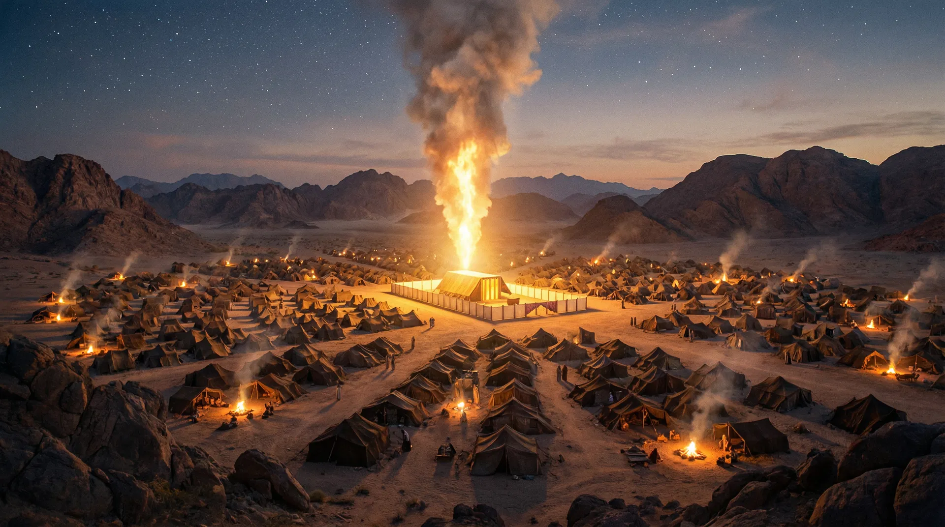 Camp of Israel — Twelve Tribes Around the Tabernacle