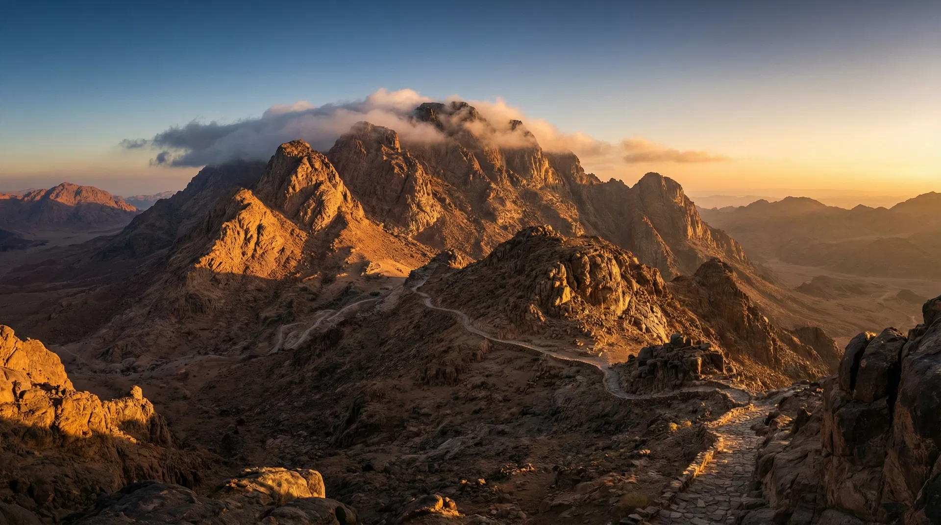 Mount Sinai at Sunrise — Where the Law Was Given