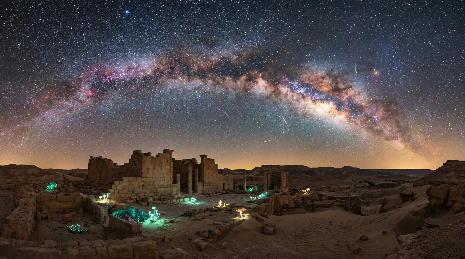 Negev Desert Under the Milky Way — The Heavens Declare