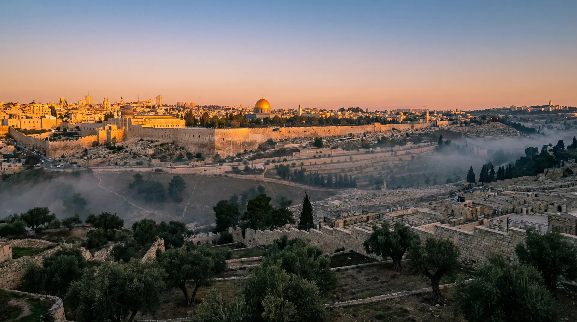 Jerusalem from the Mount of Olives — The City of Peace