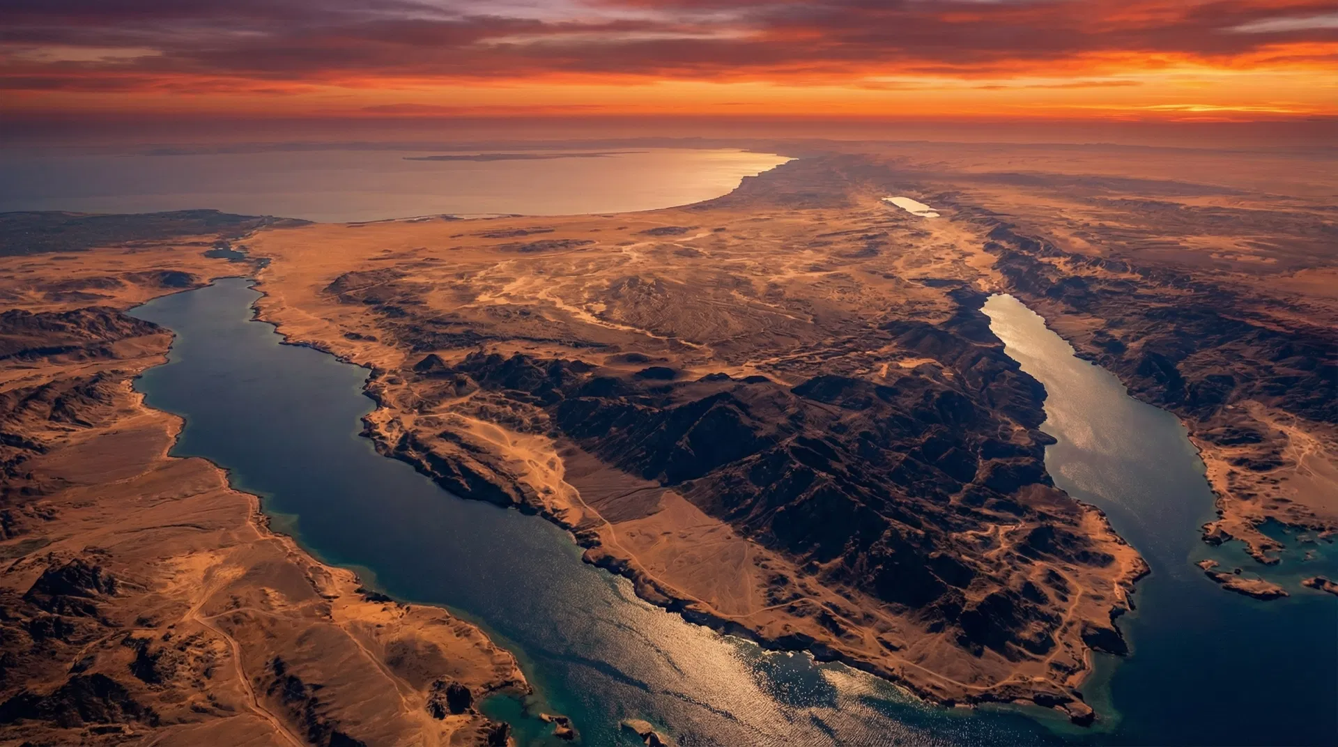 Sinai Peninsula from Above — The Land of the Wilderness