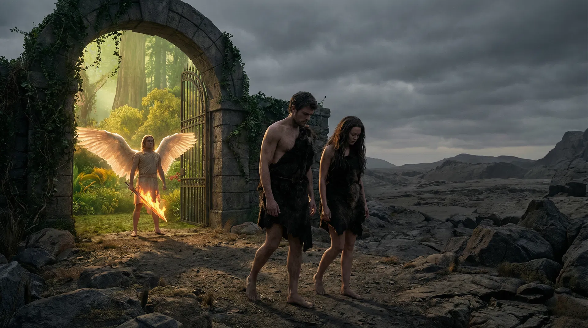 Adam and Eve Expelled from Eden