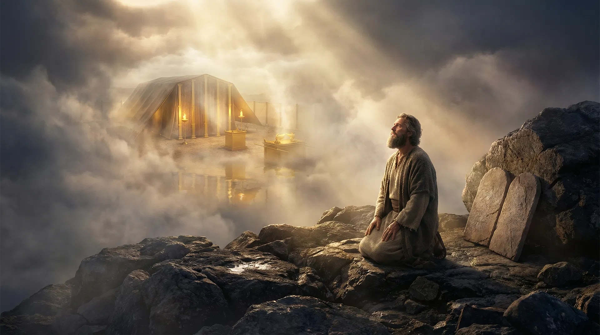 Moses Receives the Heavenly Pattern