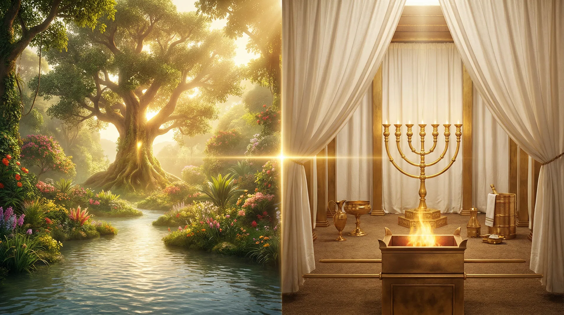 Tabernacle and Eden — Mirror Images