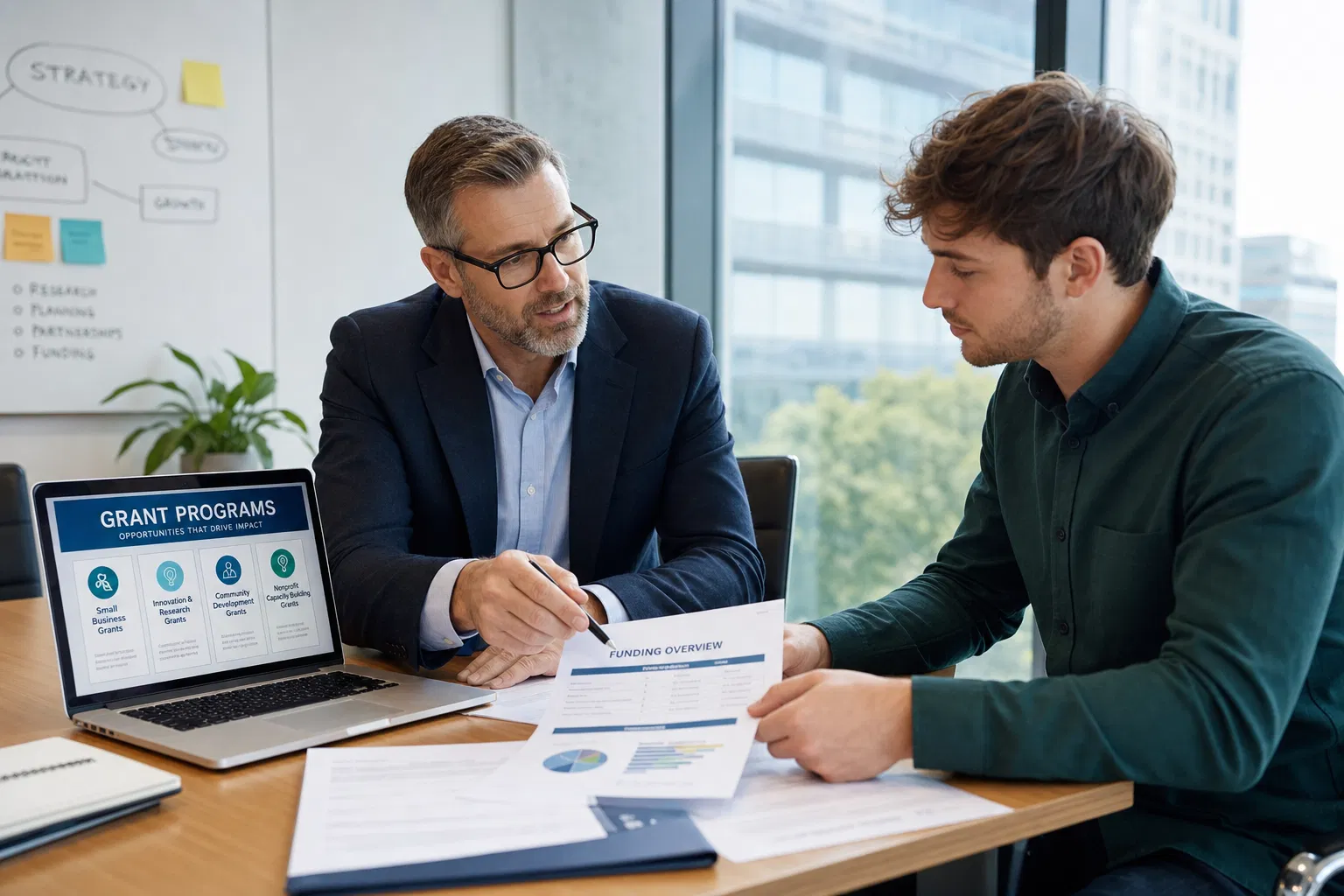 Gründungsberater erklärt Förderprogramme für die Unternehmensgründung