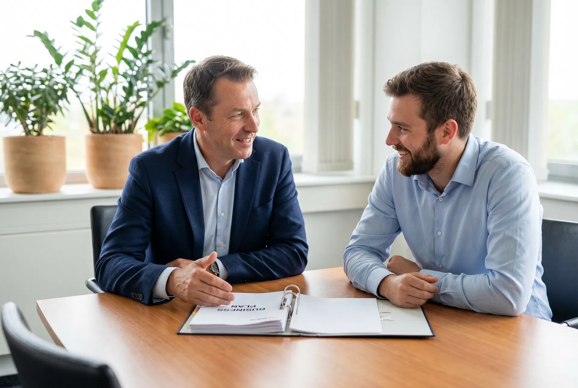 Gründungscoaching Beratungsgespräch mit Businessplan – AVGS Förderung Karrierewechsel