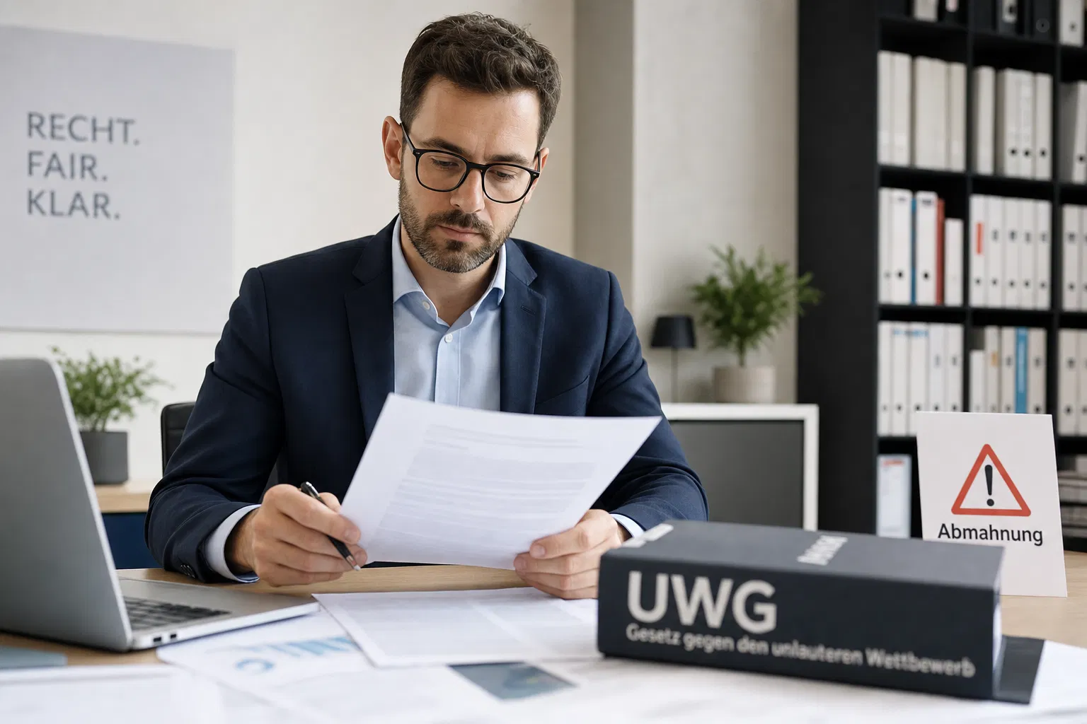 UWG-Haftung Werbeagentur: Anwalt prüft Kampagnenunterlagen auf Wettbewerbsverstöße