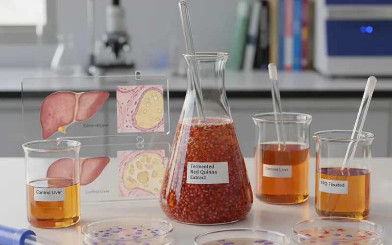 Fermented Red Quinoa Mitigates Alcohol-Induced Cognitive and Hepatic Damage