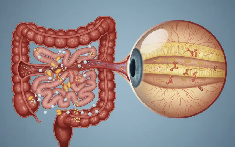 Gut Inflammation Alters Retinal Fatty Acid Composition: Implications for Eye Health